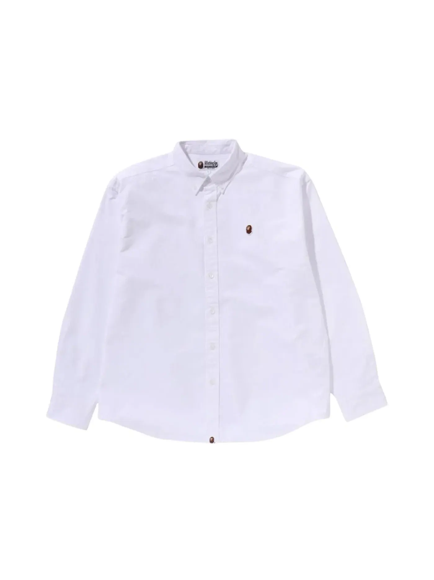 Мужская рубашка с камуфляжным принтом BAPE Shirt — изображение 1 из 2, белый