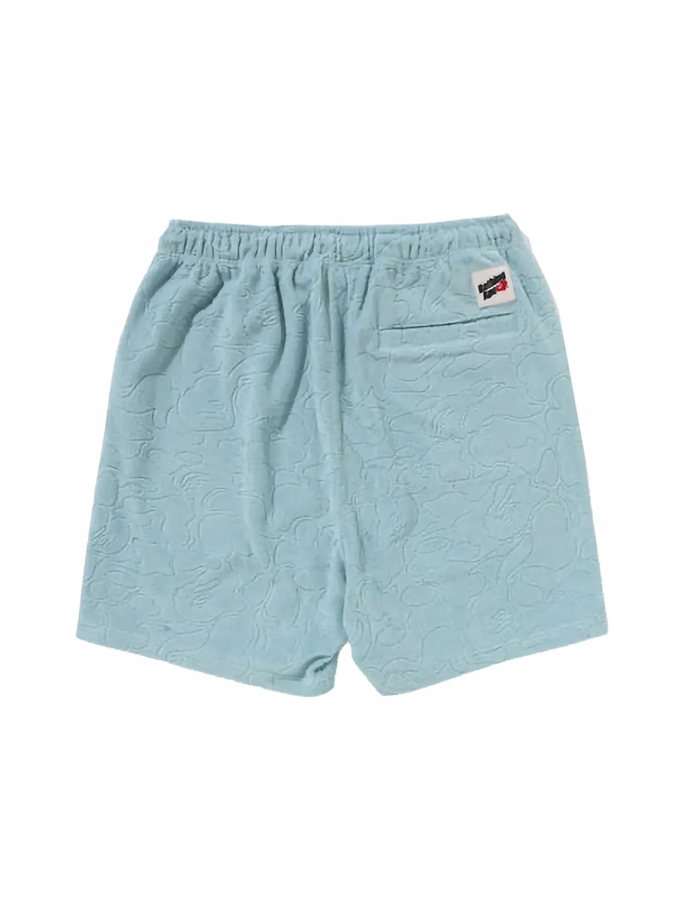 Детские шорты с камуфляжным принтом BAPE Line Camo Terry Towel Shorts Sax, Sax — изображение 2 из 2
