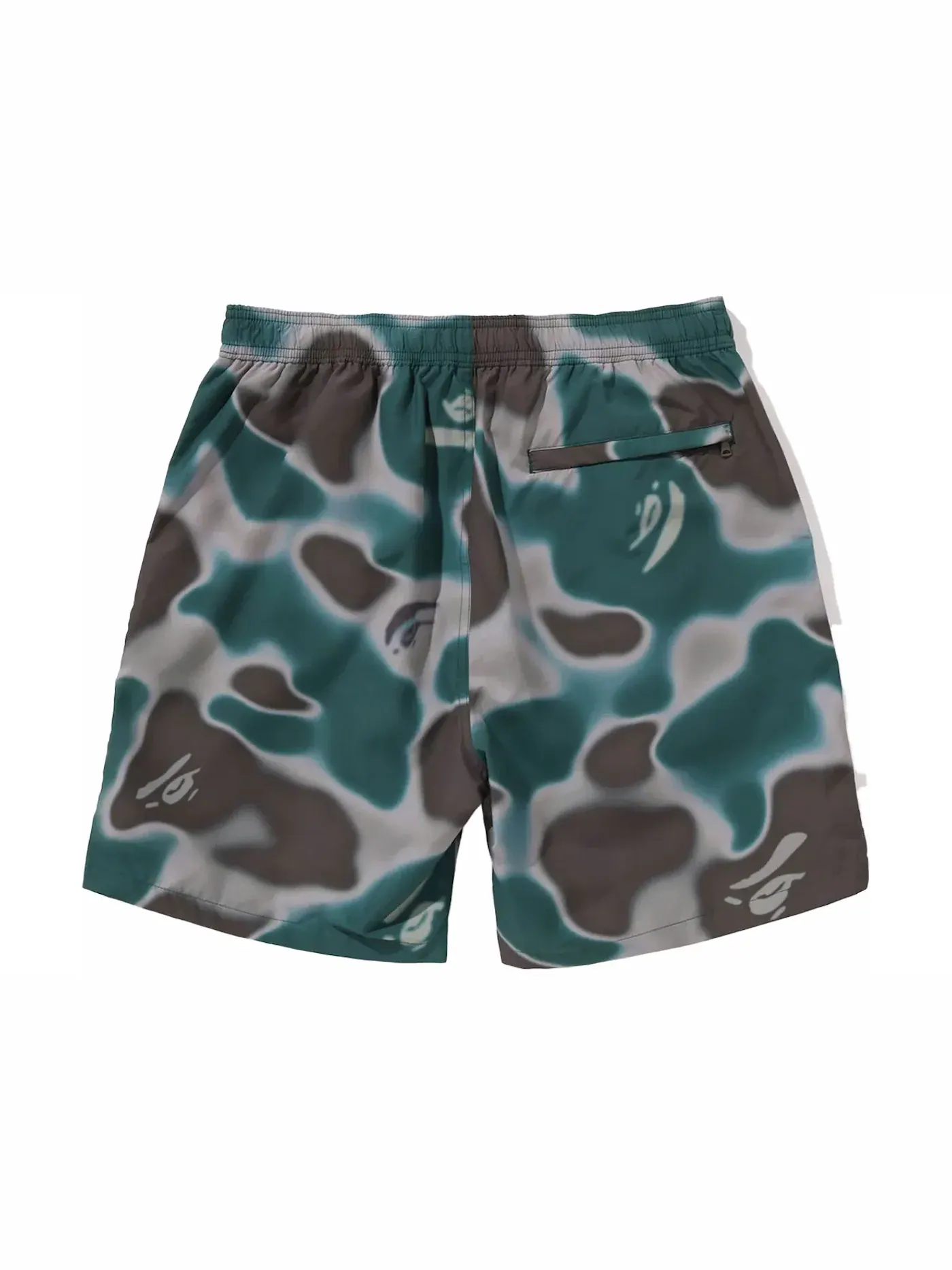 Мужские шорты с камуфляжным принтом BAPE Shorts, Olivedrab — изображение 2 из 2