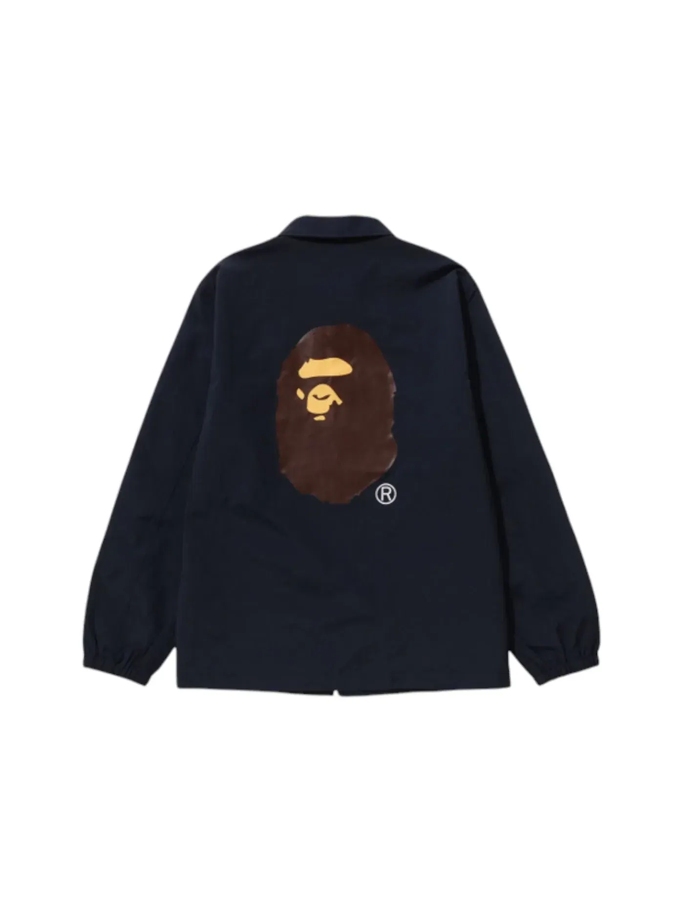 Мужская куртка-бомбер BAPE Logo Coach Jacket Navy — изображение 2 из 2