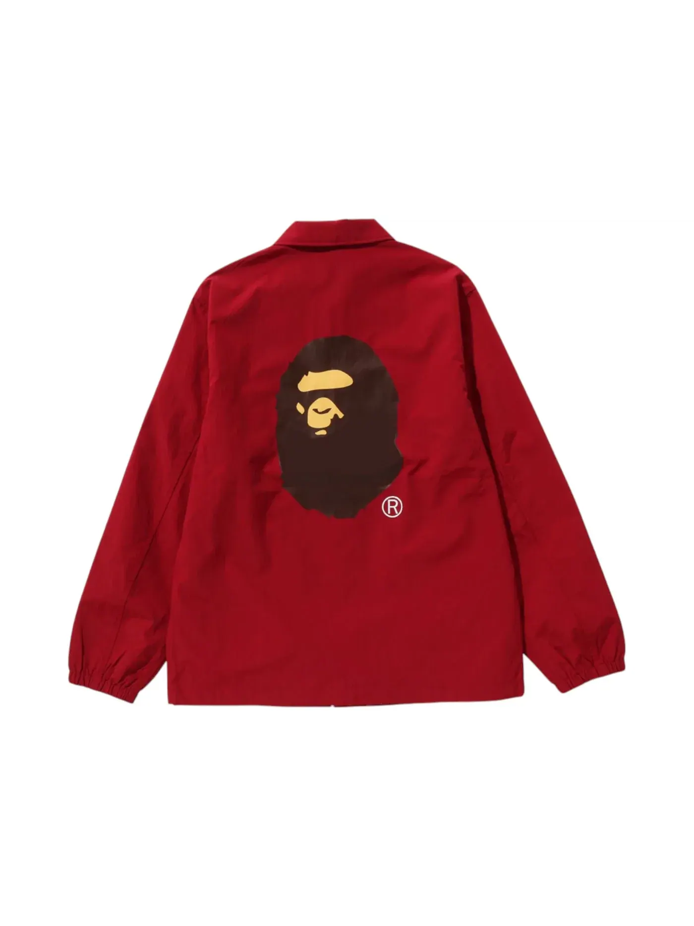 Мужская куртка-бомбер BAPE Logo Coach Jacket Red — изображение 2 из 2