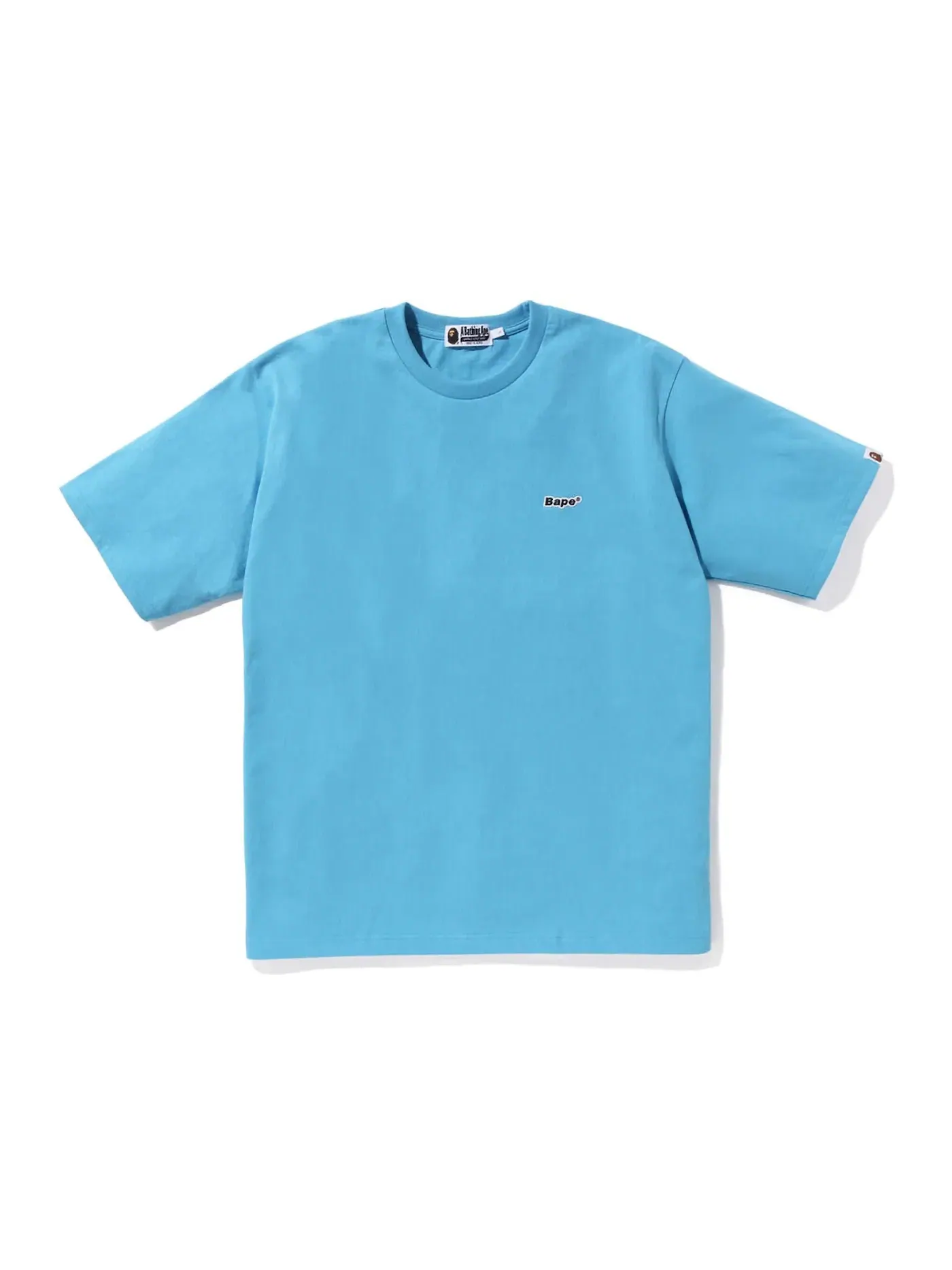 Мужская футболка свободного кроя BAPE Logo One Point Relaxed Fit Tee BAPE — изображение 1 из 1, синий