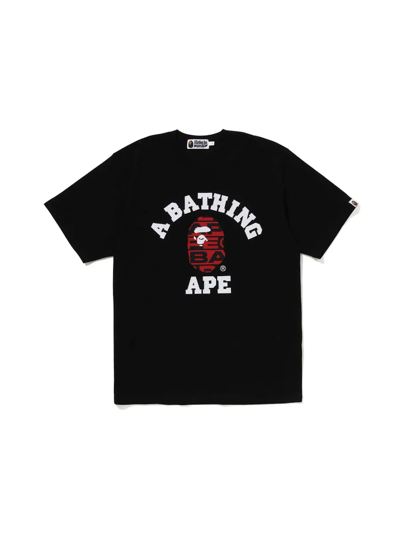 Мужская футболка с принтом Lux Sport Pattern Tee BAPE — изображение 1 из 1, черный
