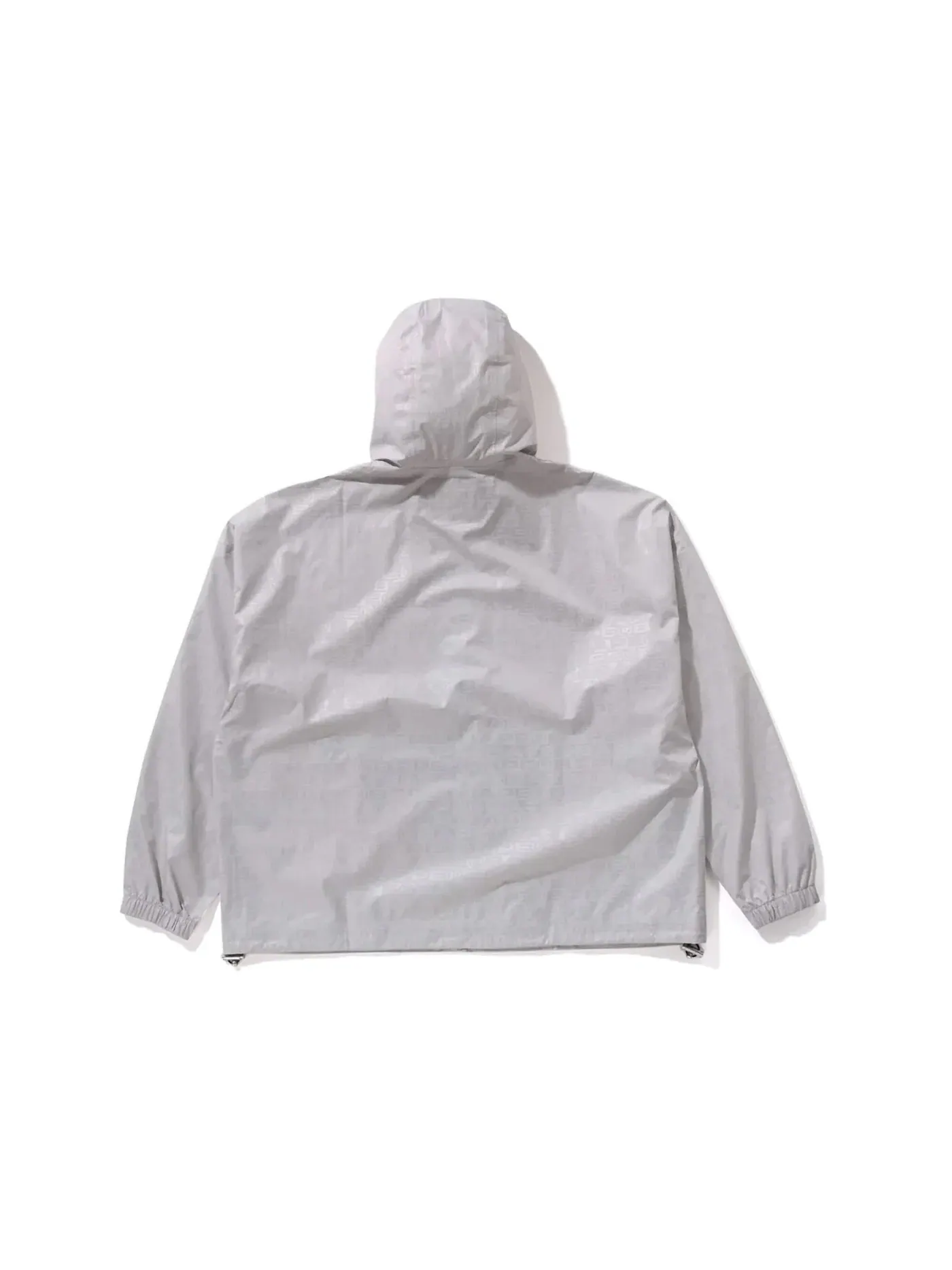 Мужская куртка с жаккардовым узором из нейлона BAPE — изображение 3 из 3, серый