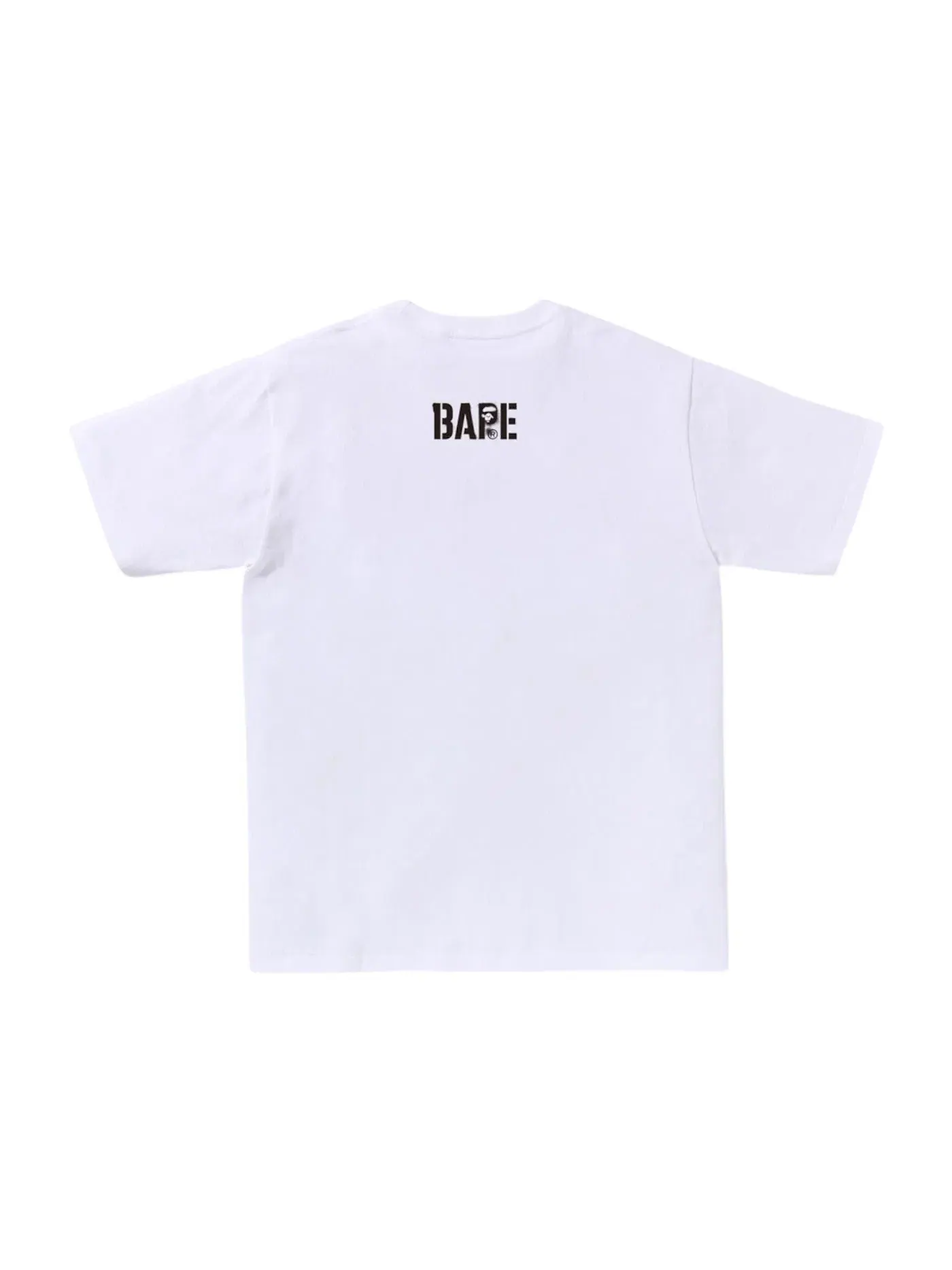Мужская футболка с принтом BAPE Map Camo Ape Head Shark Tee BAPE — изображение 2 из 2, белый/мульти