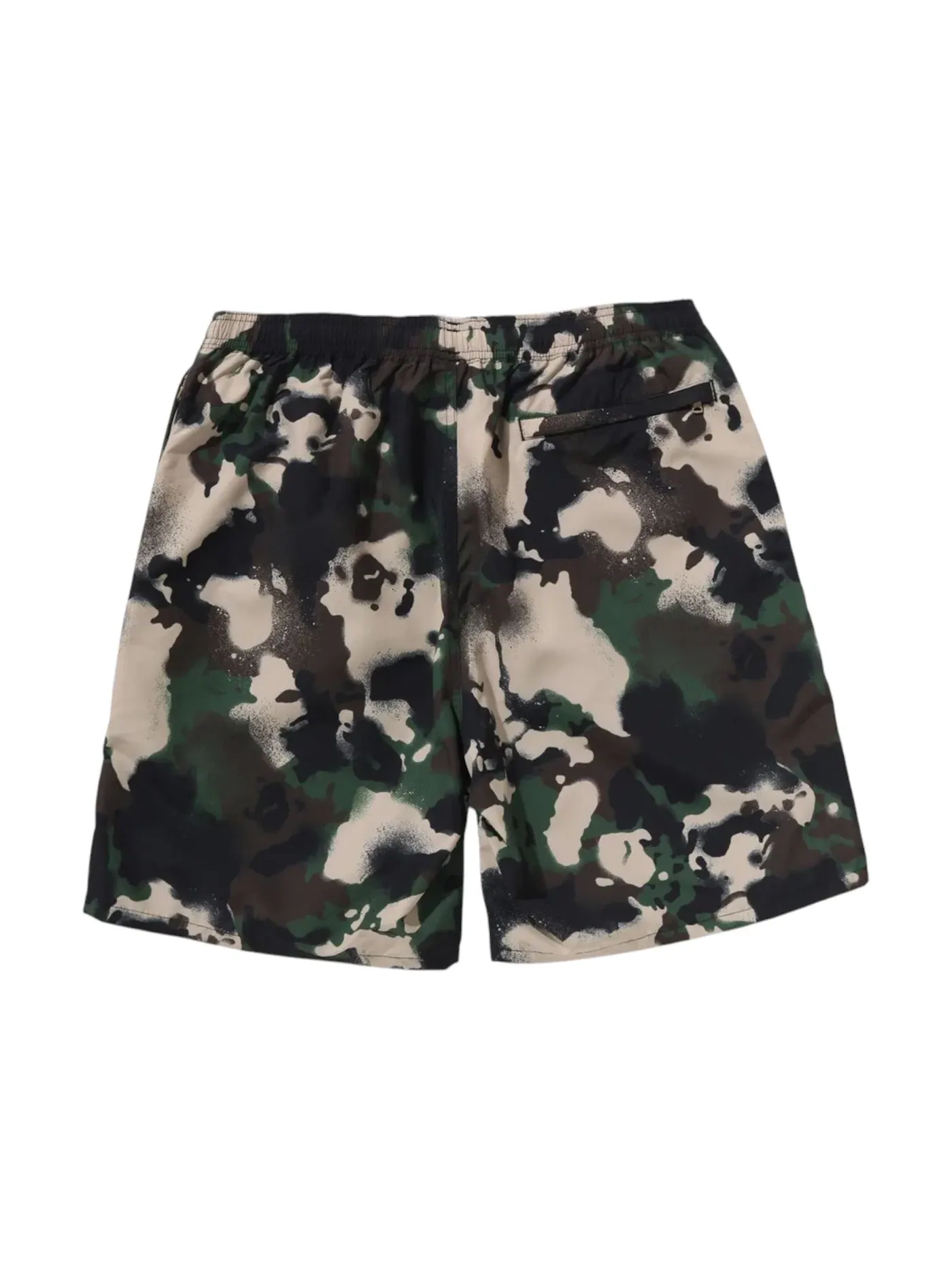 Мужские шорты с принтом BAPE Map Camo Regular Fit Beach Shorts BAPE — изображение 2 из 2, зеленый