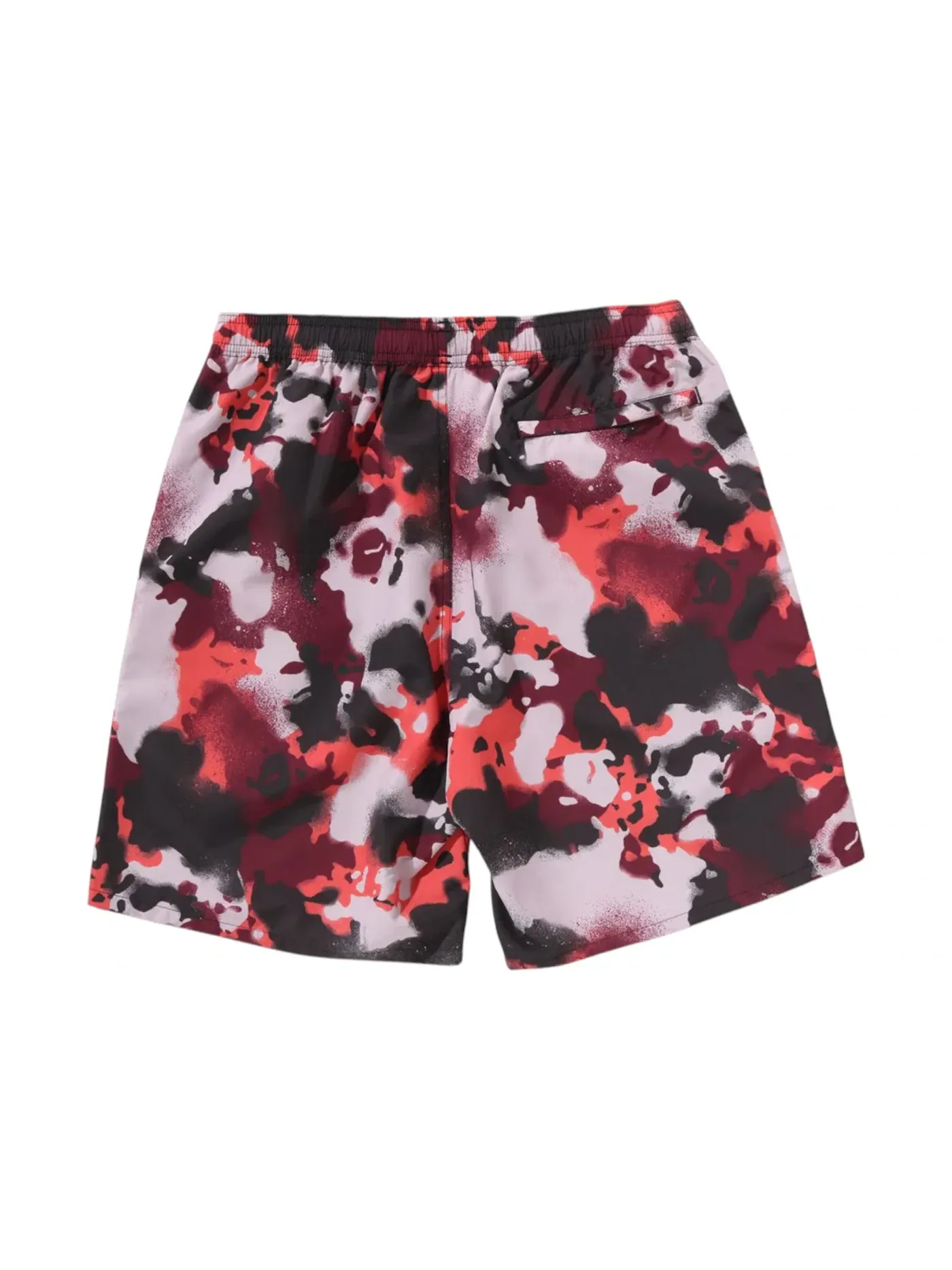 Мужские шорты с принтом Map Camo Regular Fit Beach Shorts BAPE — изображение 2 из 2, красный