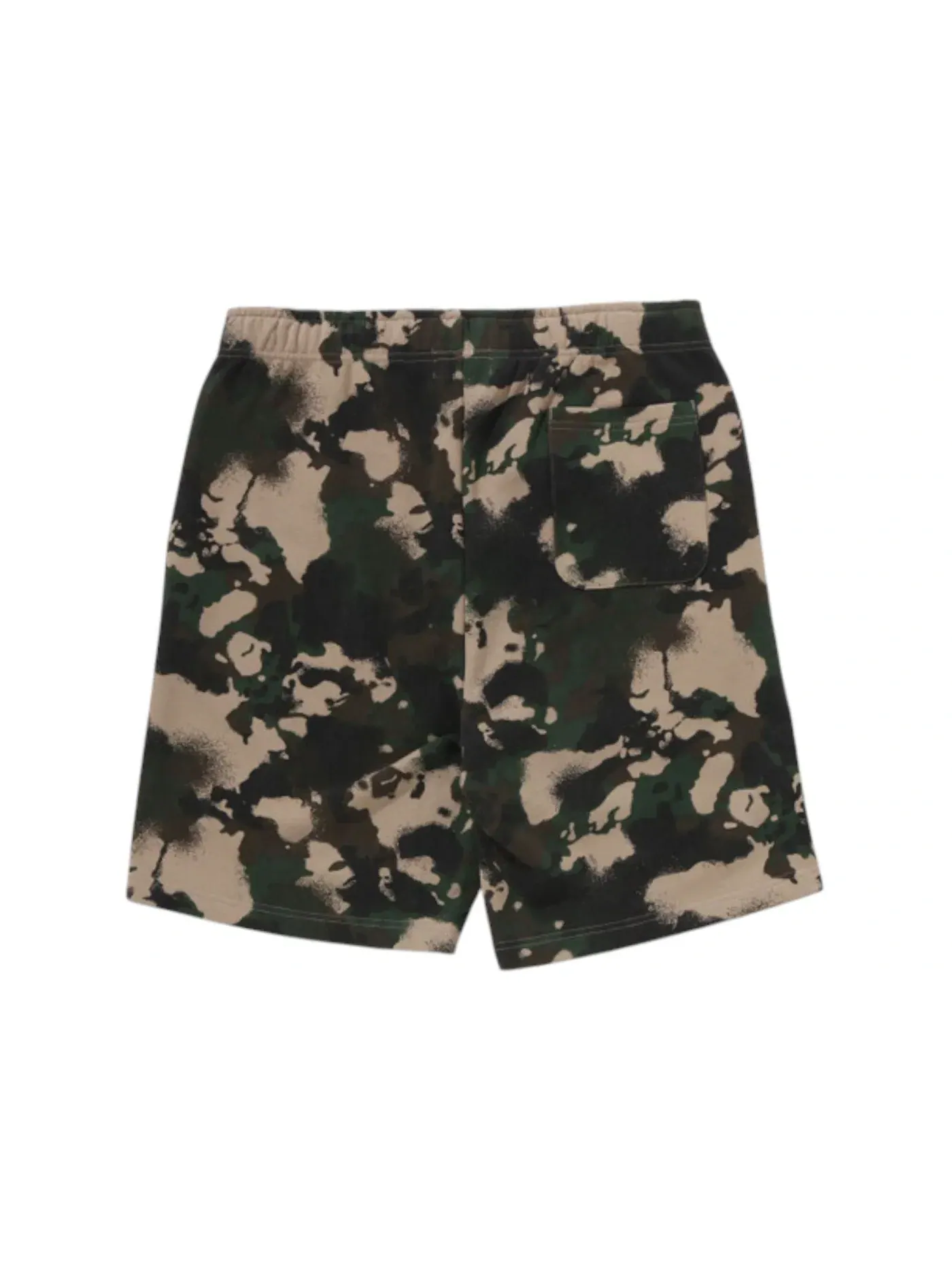 Мужские шорты с принтом BAPE Map Camo Regular Fit Shark Sweat Shorts BAPE — изображение 2 из 2, зеленый