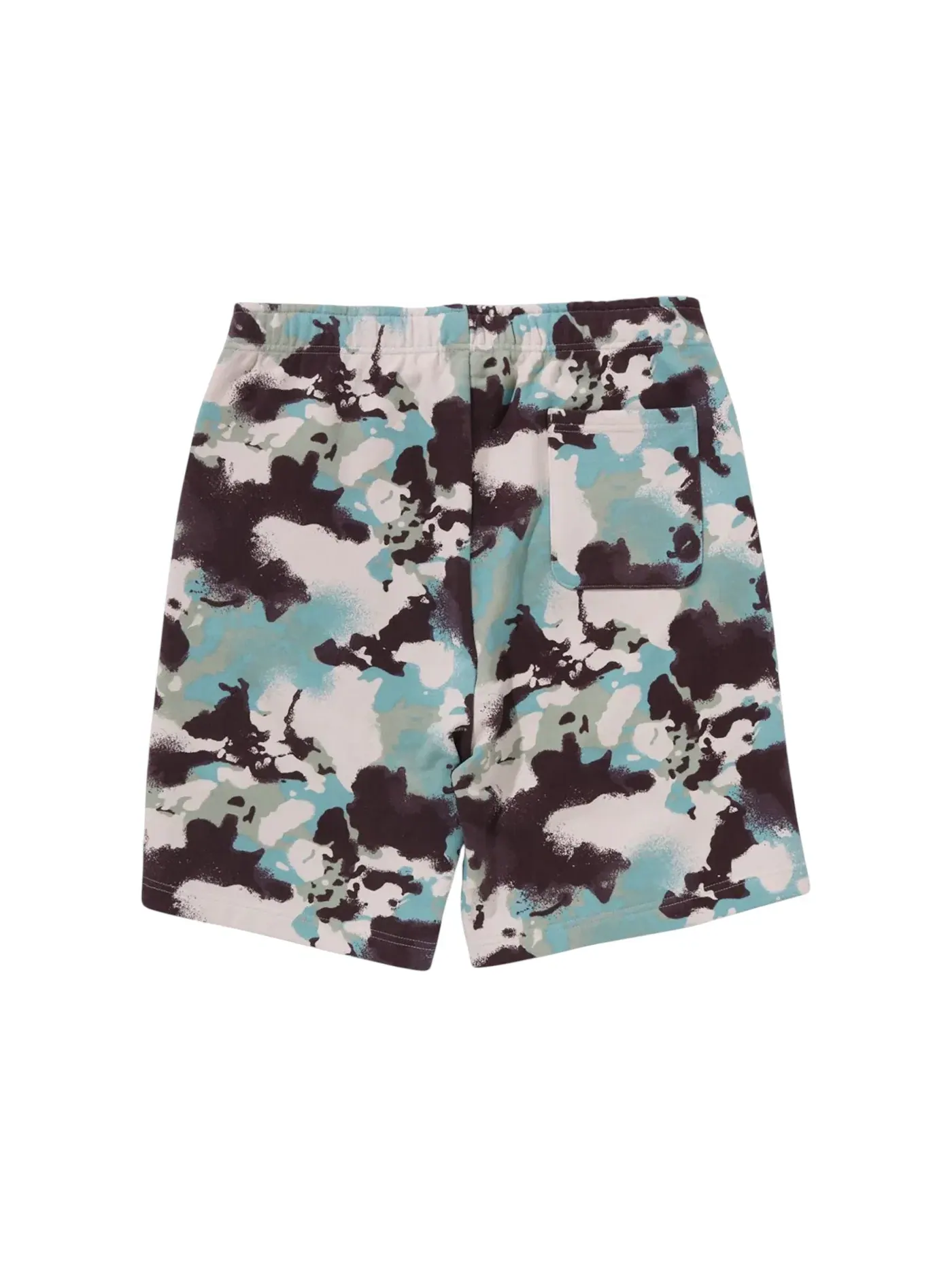 Мужские шорты с принтом BAPE Map Camo Regular Fit Shark Sweat Shorts Multi — изображение 2 из 2, мульти