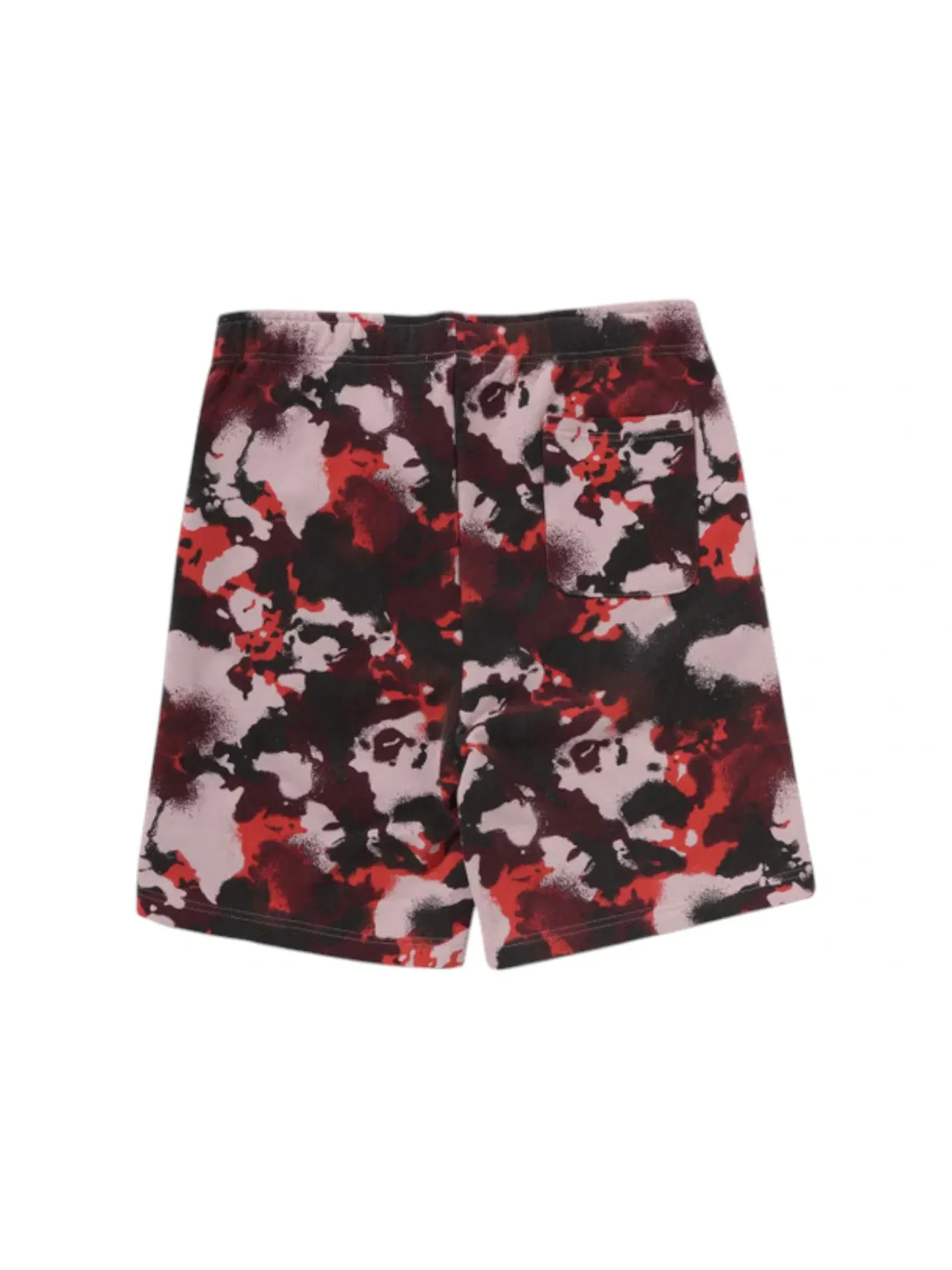 Мужские шорты с принтом BAPE Map Camo Regular Fit Shark BAPE — изображение 2 из 2, красный