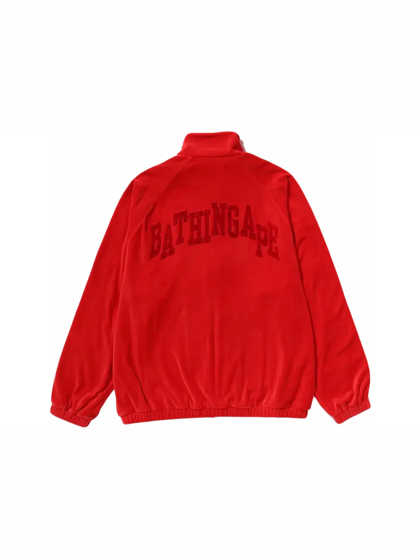 Мужская куртка Metal Logo Pin Track от BAPE — изображение 2 из 2, красный