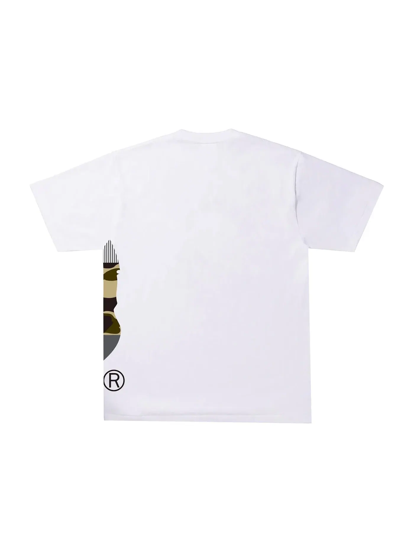 Мужская футболка с принтом BAPE Tee — изображение 2 из 2, белый