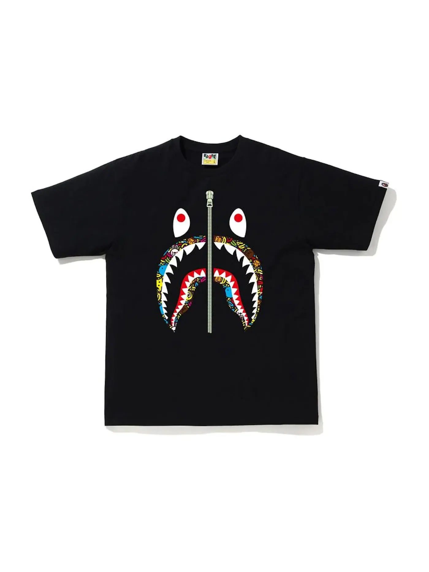 Мужская футболка с принтом BAPE Milo Banana Pool Shark Black — изображение 1 из 2