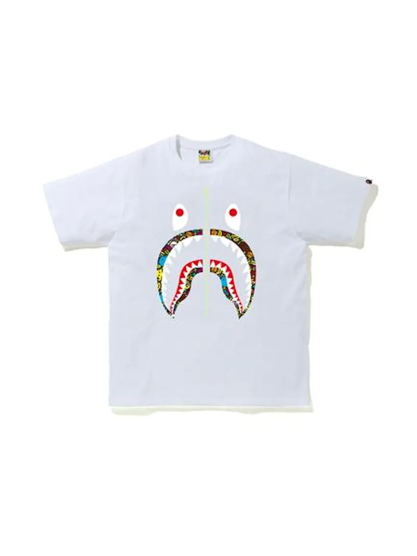 Мужская футболка с принтом BAPE Milo Banana Pool Shark T-Shirt BAPE — изображение 1 из 2, белый