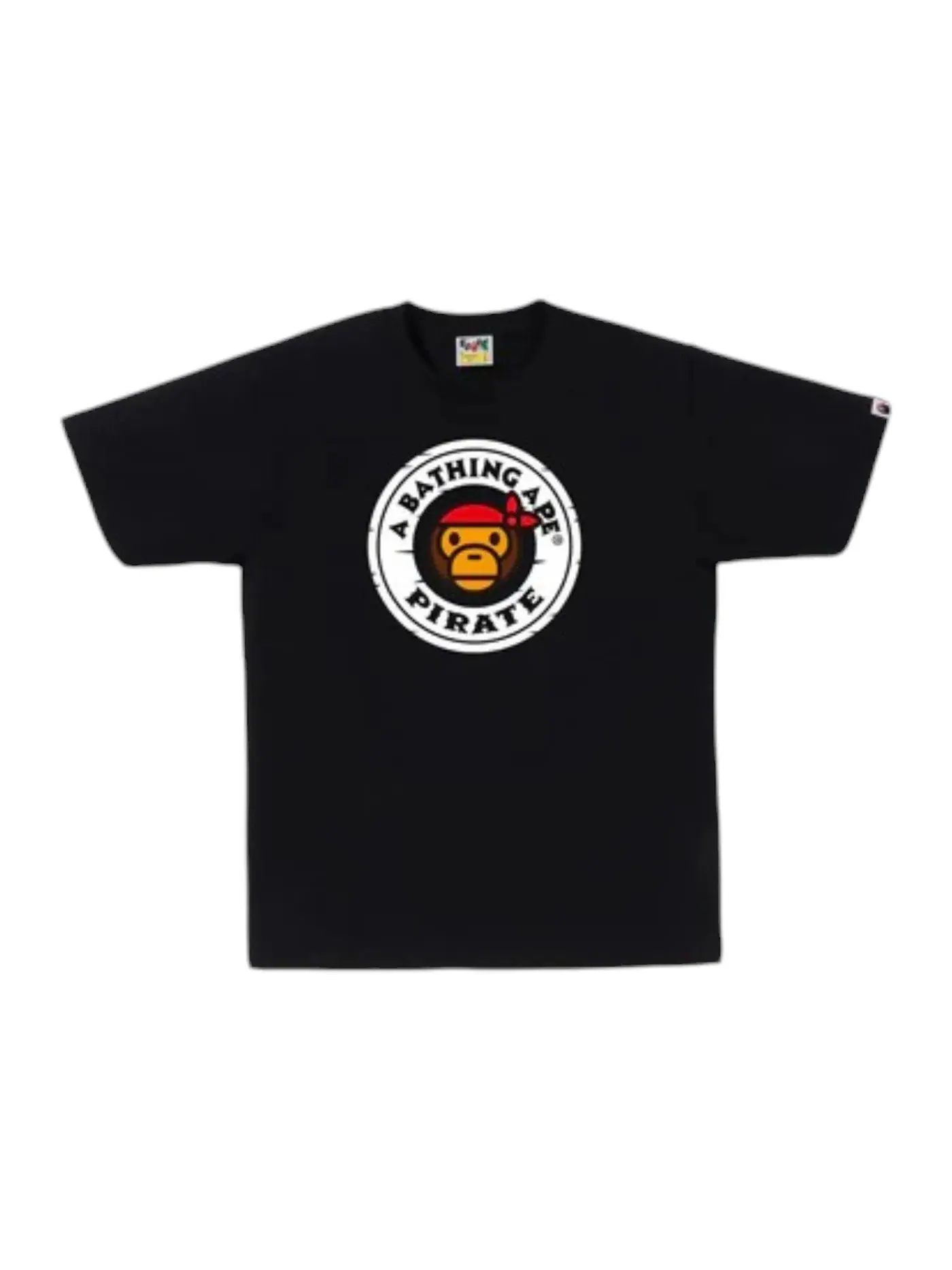 Мужская футболка с принтом Milo Pirate BAPE — изображение 1 из 1, черный