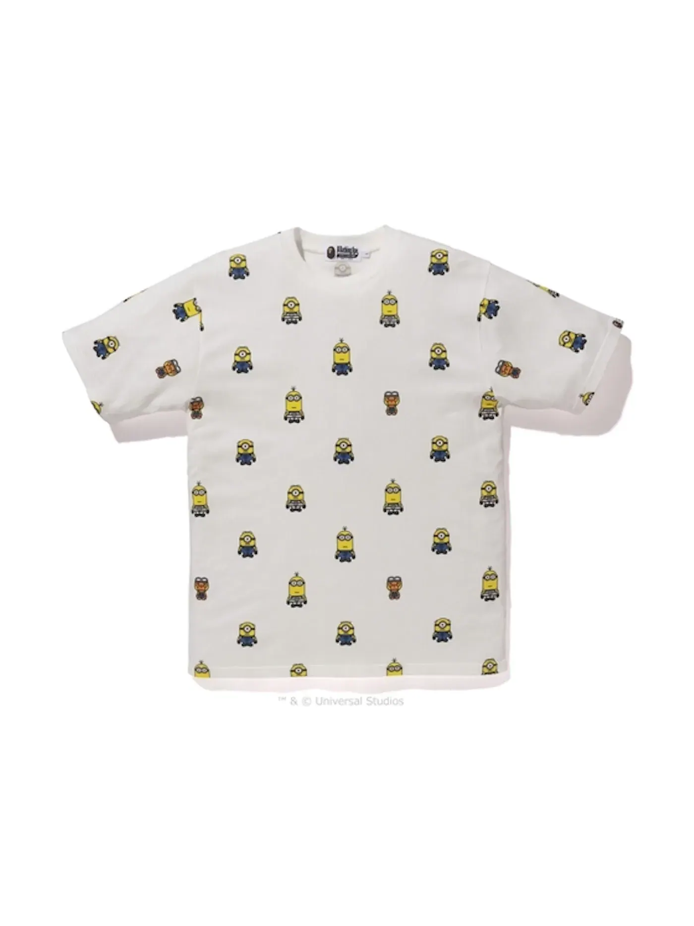 Мужская футболка с принтом BAPE Tee — изображение 1 из 1, белый