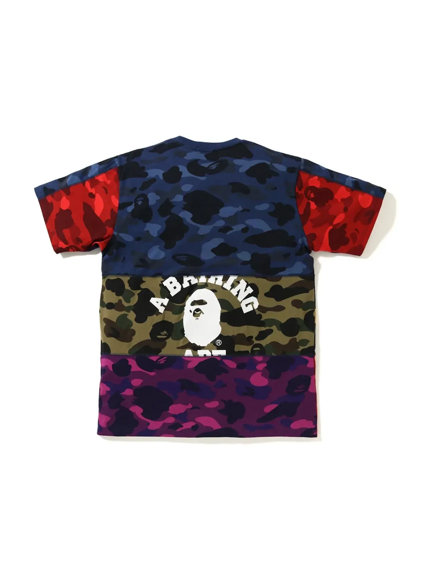 Мужская футболка с принтом BAPE Tee BAPE — изображение 2 из 2, мульти