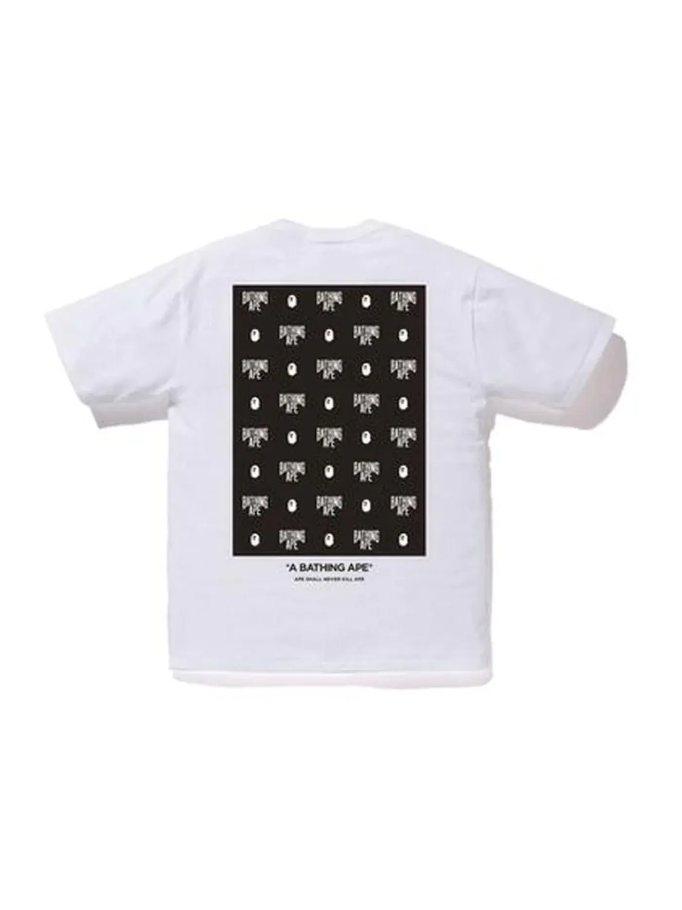 Мужская футболка с монограммой BAPE Tee BAPE — изображение 2 из 2, белый