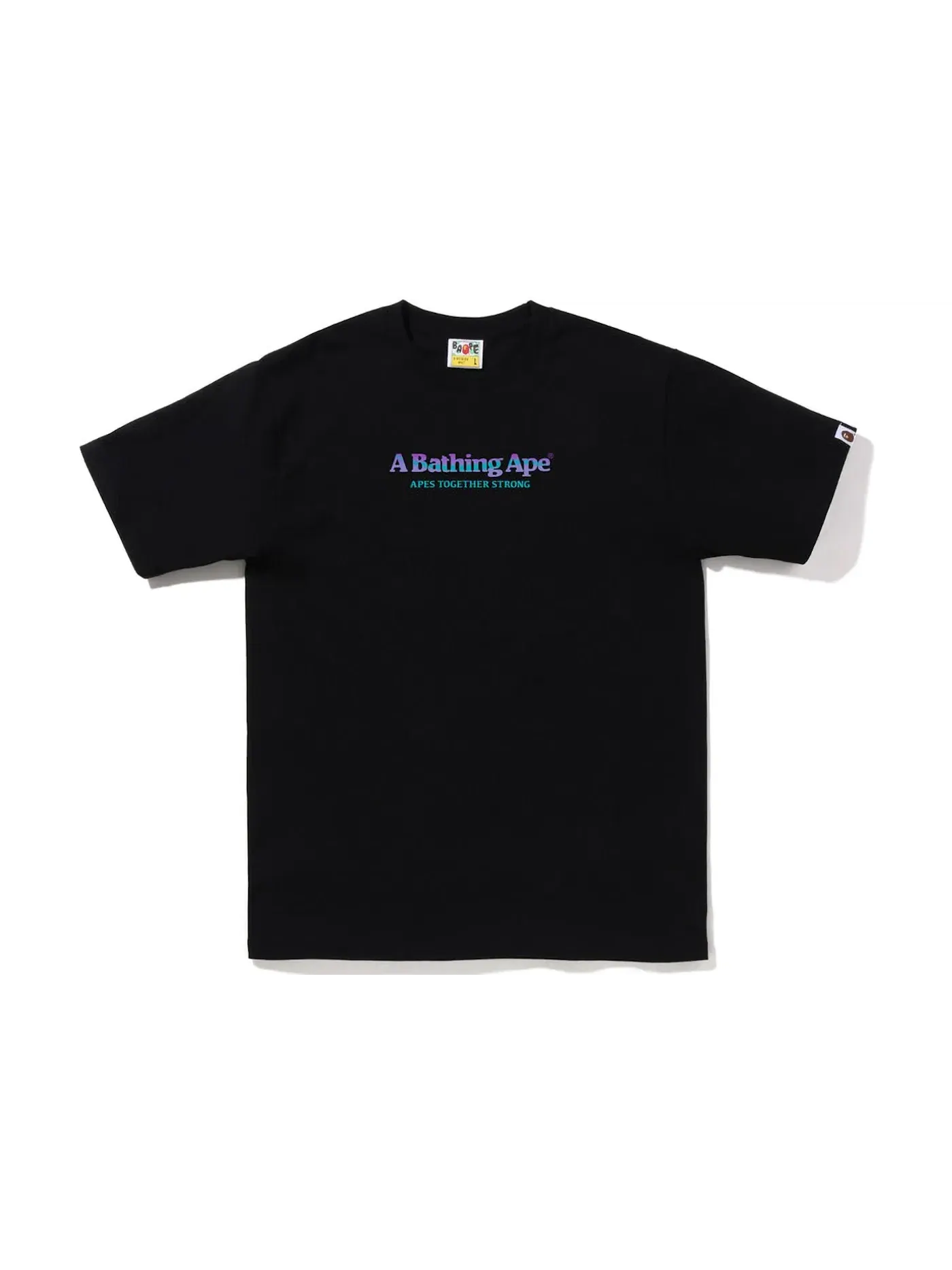 Мужская футболка с принтом BAPE Mountain Tee (2022) — изображение 1 из 2, черный