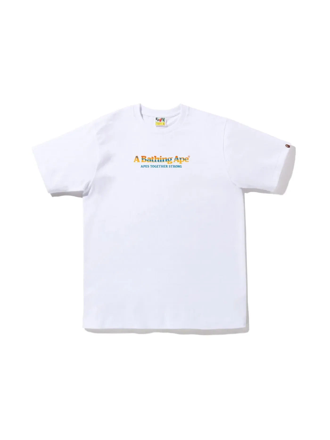 Мужская футболка с принтом BAPE Tee (2022) — изображение 1 из 2, белый