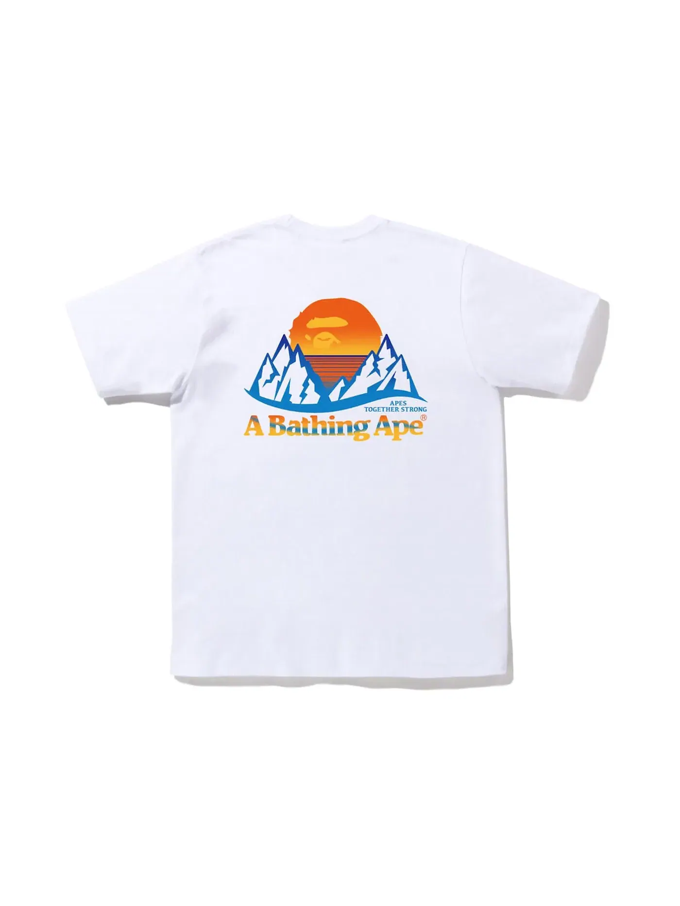 Мужская футболка с принтом BAPE Tee (2022) — изображение 2 из 2, белый