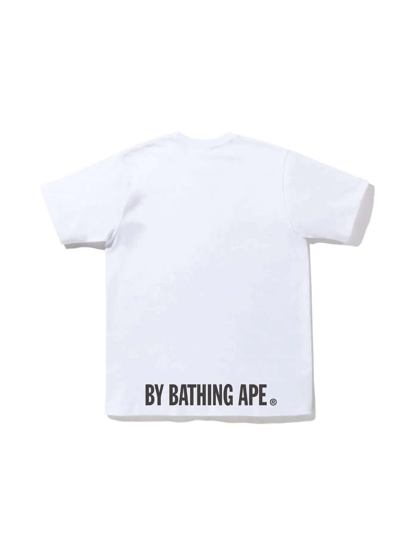 Мужская футболка с принтом Ape Face Tee BAPE — изображение 2 из 2, белый