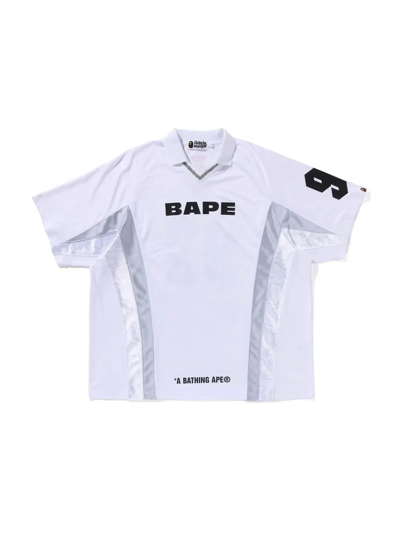 Детская футболка с длинным рукавом Jersey BAPE — изображение 1 из 2, белый