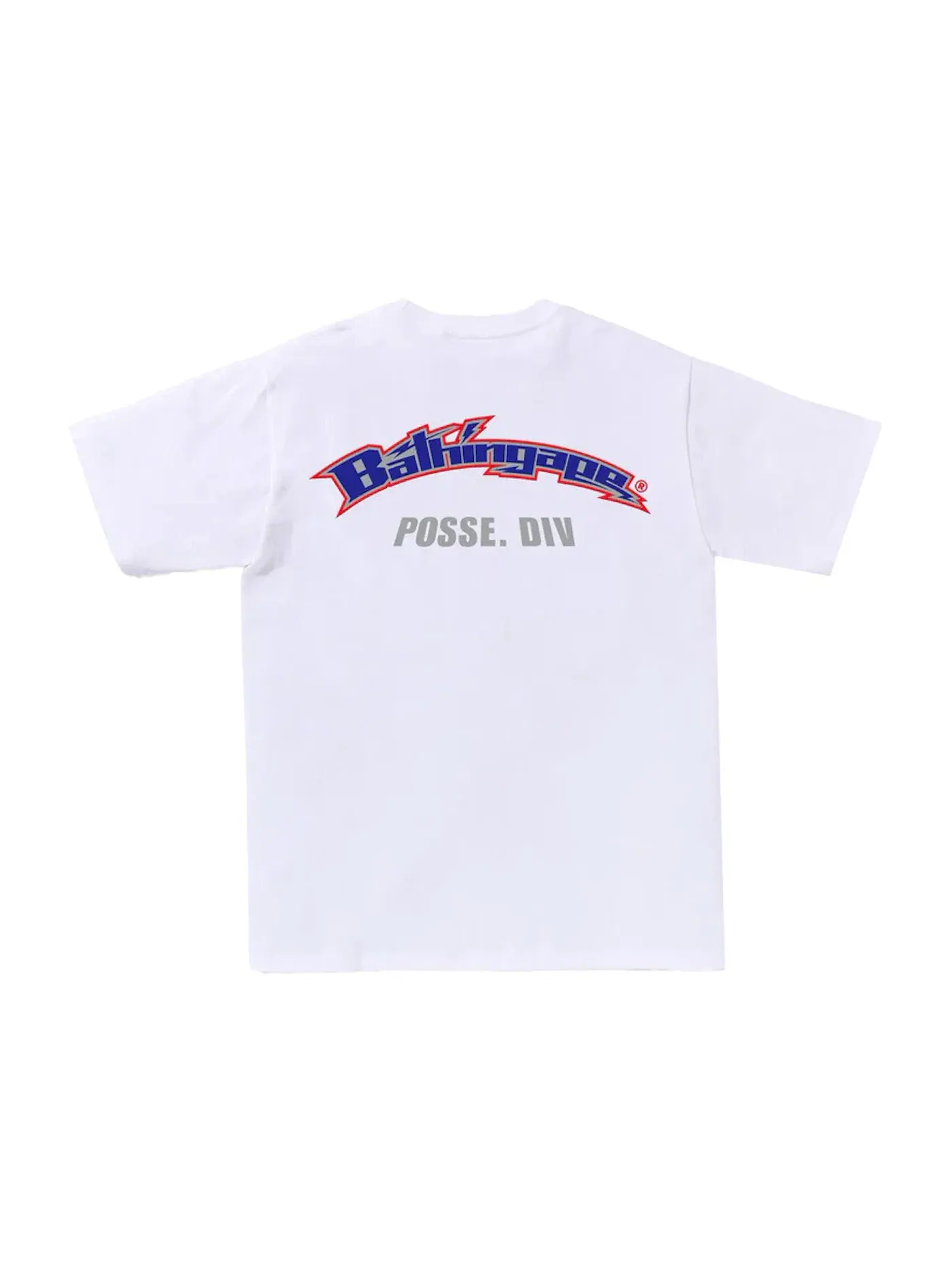 Мужская футболка с принтом BAPE Tee — изображение 2 из 2, белый