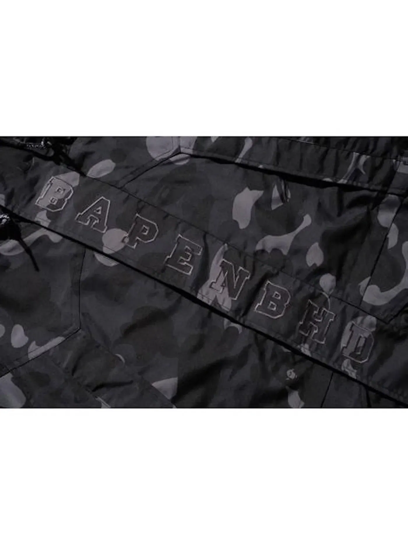 Мужская куртка-сноуборд BAPE Nbhd Camo Snowboard Jacket — изображение 2 из 2, черный