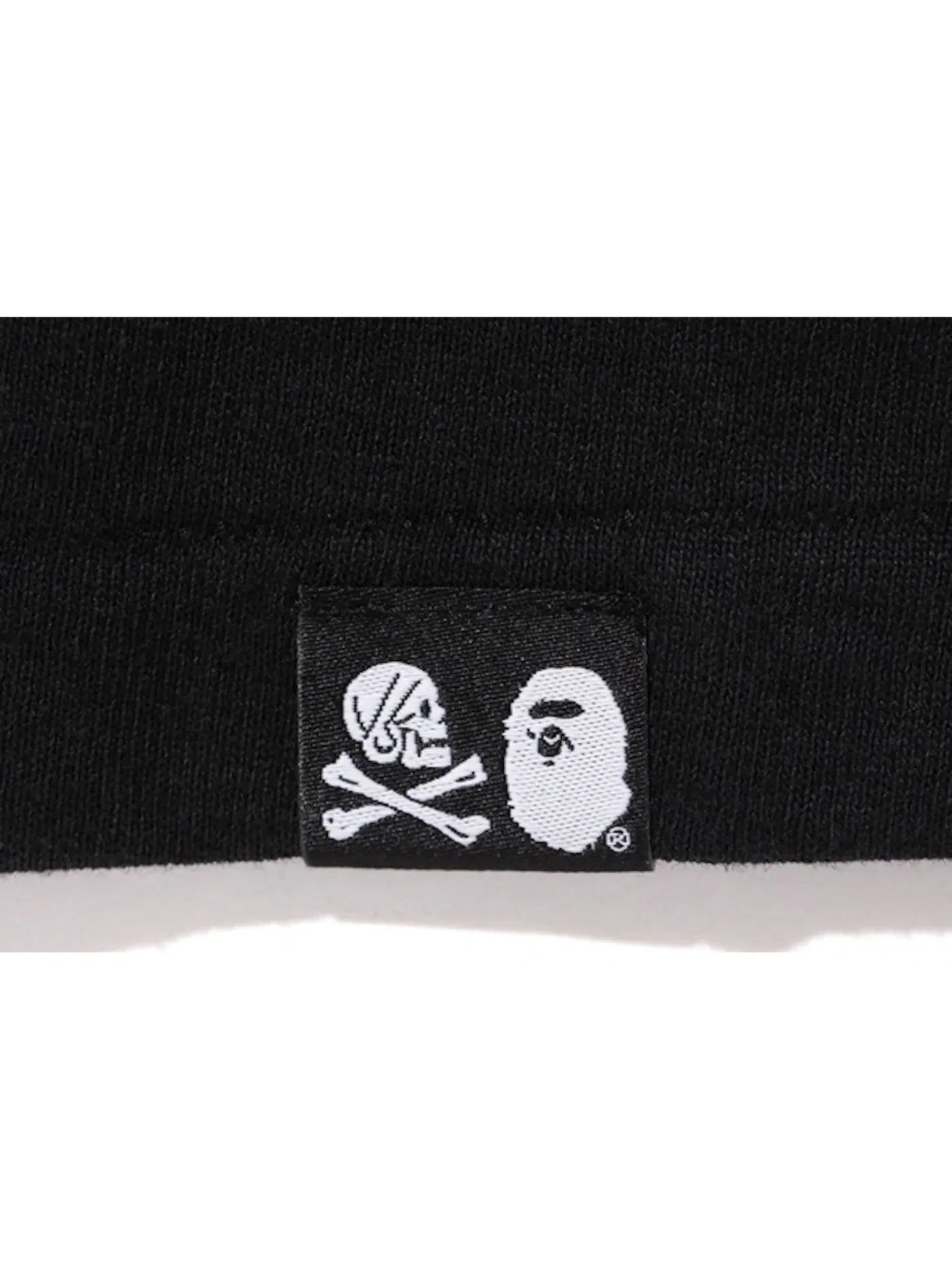 Мужская футболка с принтом BAPE 1 — изображение 4 из 4, черный