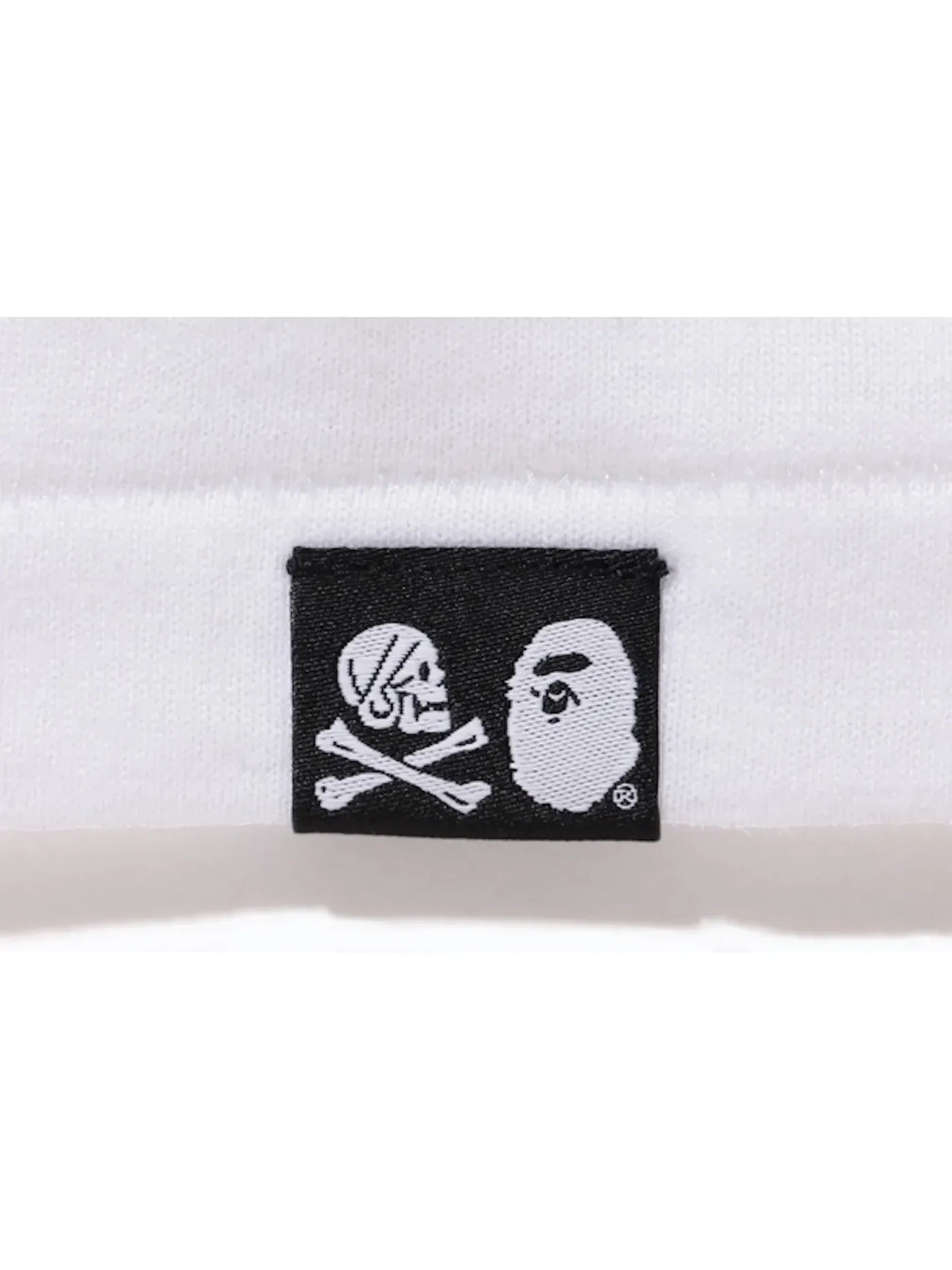 Мужская футболка с принтом 1 BAPE — изображение 4 из 4, белый