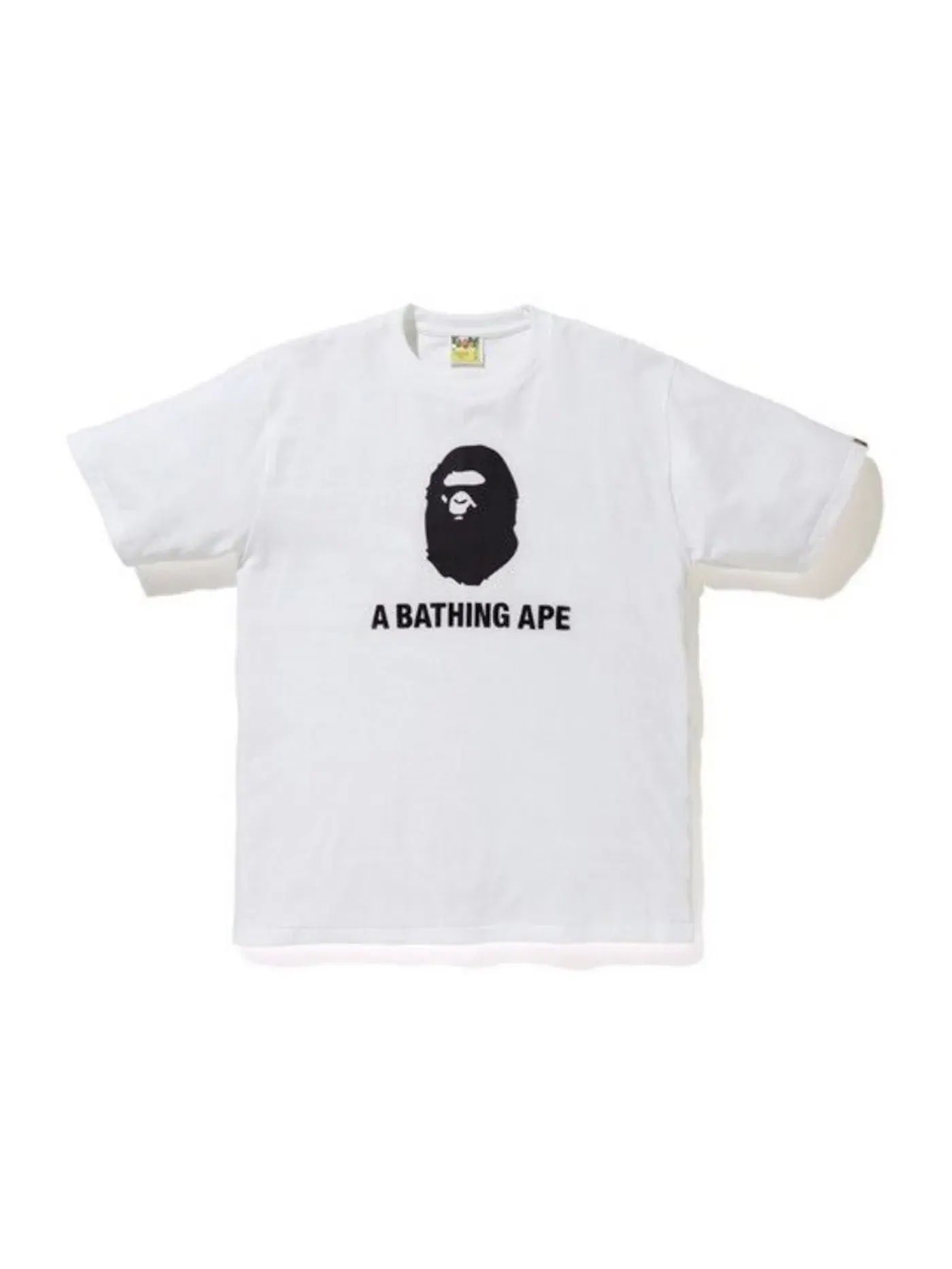 Мужская футболка с принтом BAPE Tee BAPE — изображение 1 из 1, белый
