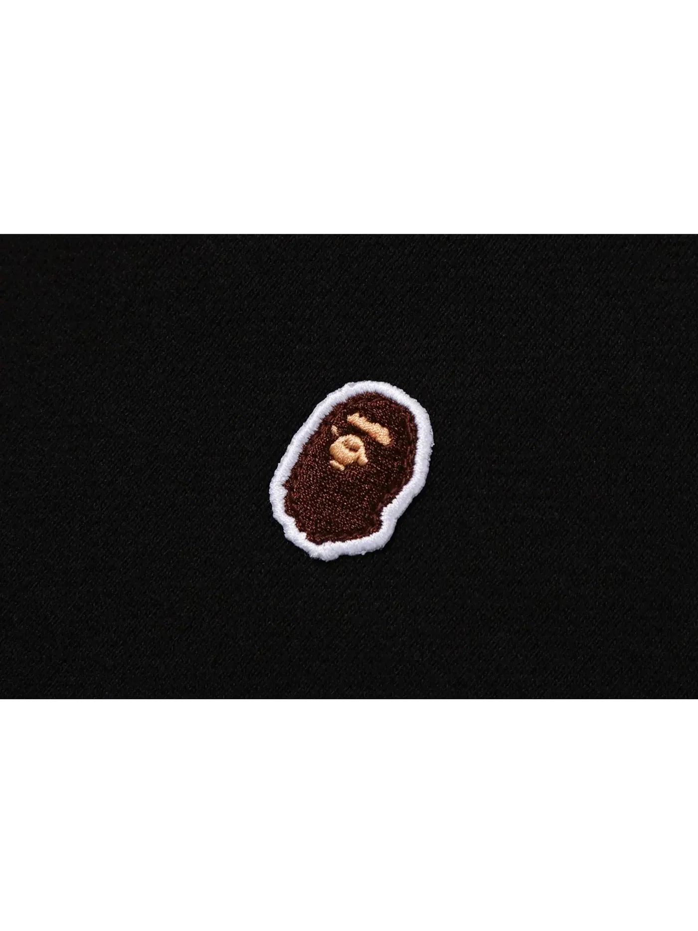 Мужской свитшот с круглым вырезом BAPE — изображение 2 из 2, черный