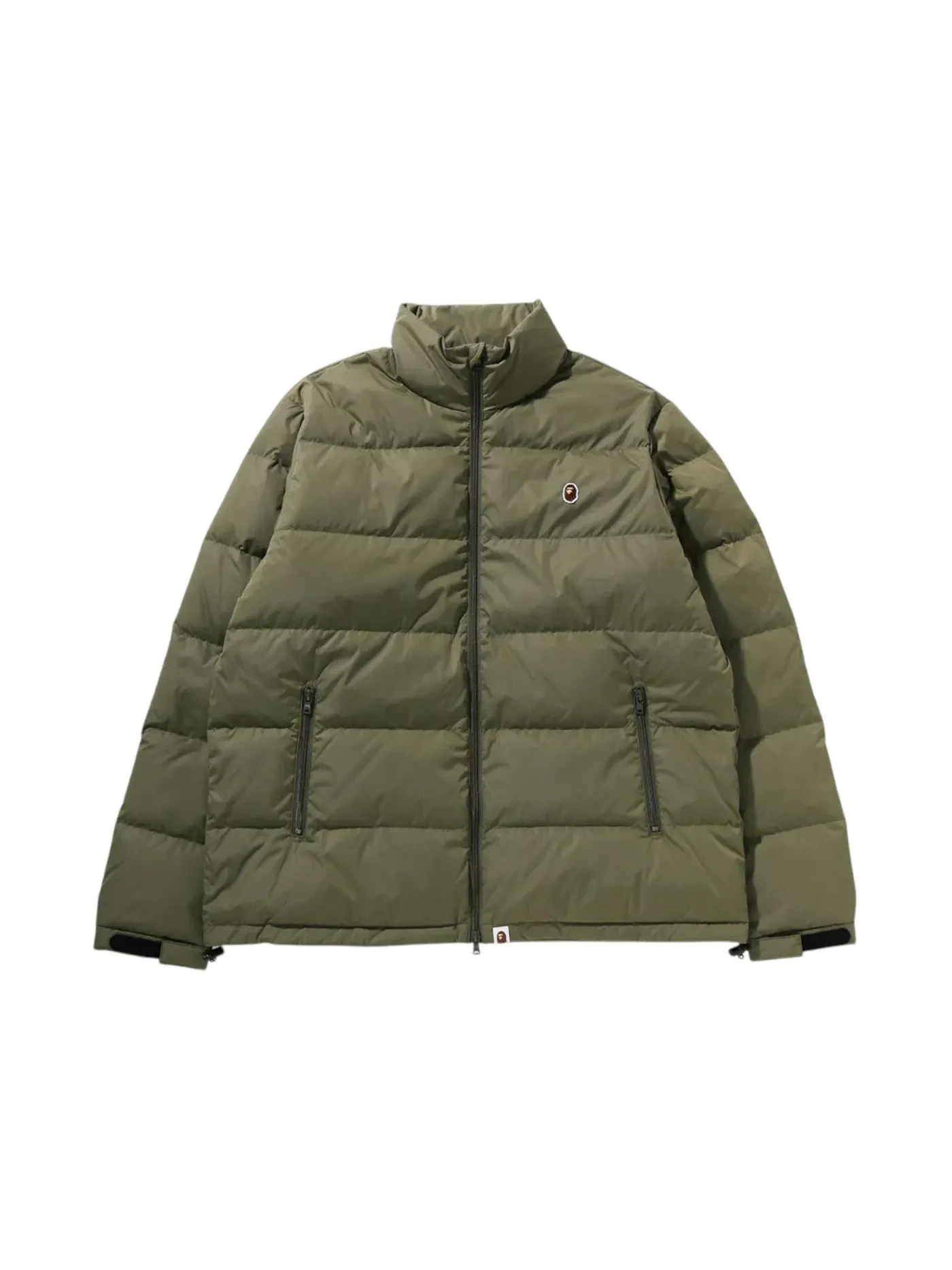 Мужская куртка с принтом BAPE One Point Down Jacket BAPE, Olivedrab — изображение 1 из 2