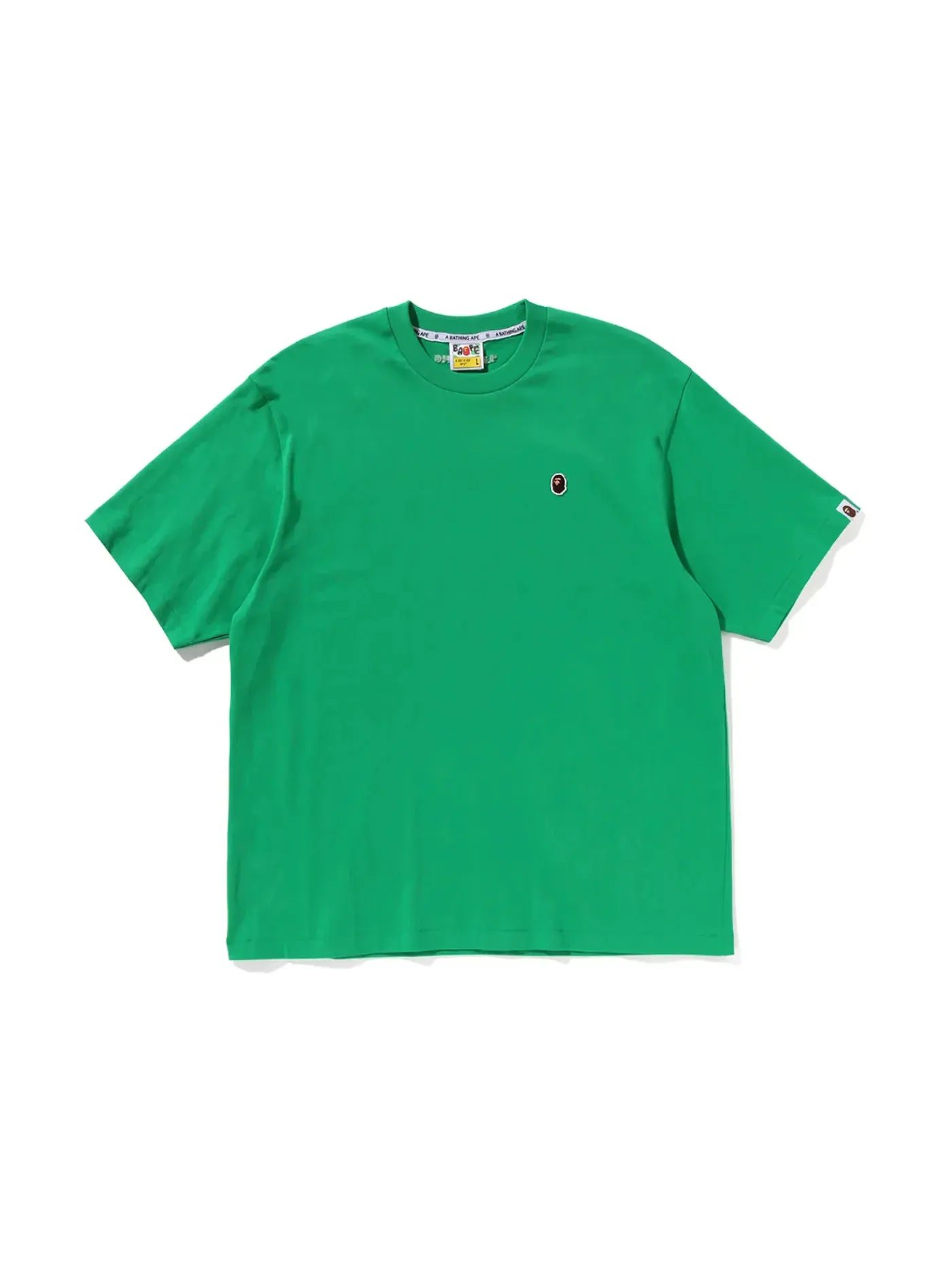 Мужская футболка свободного кроя BAPE Tee — изображение 1 из 1, зеленый