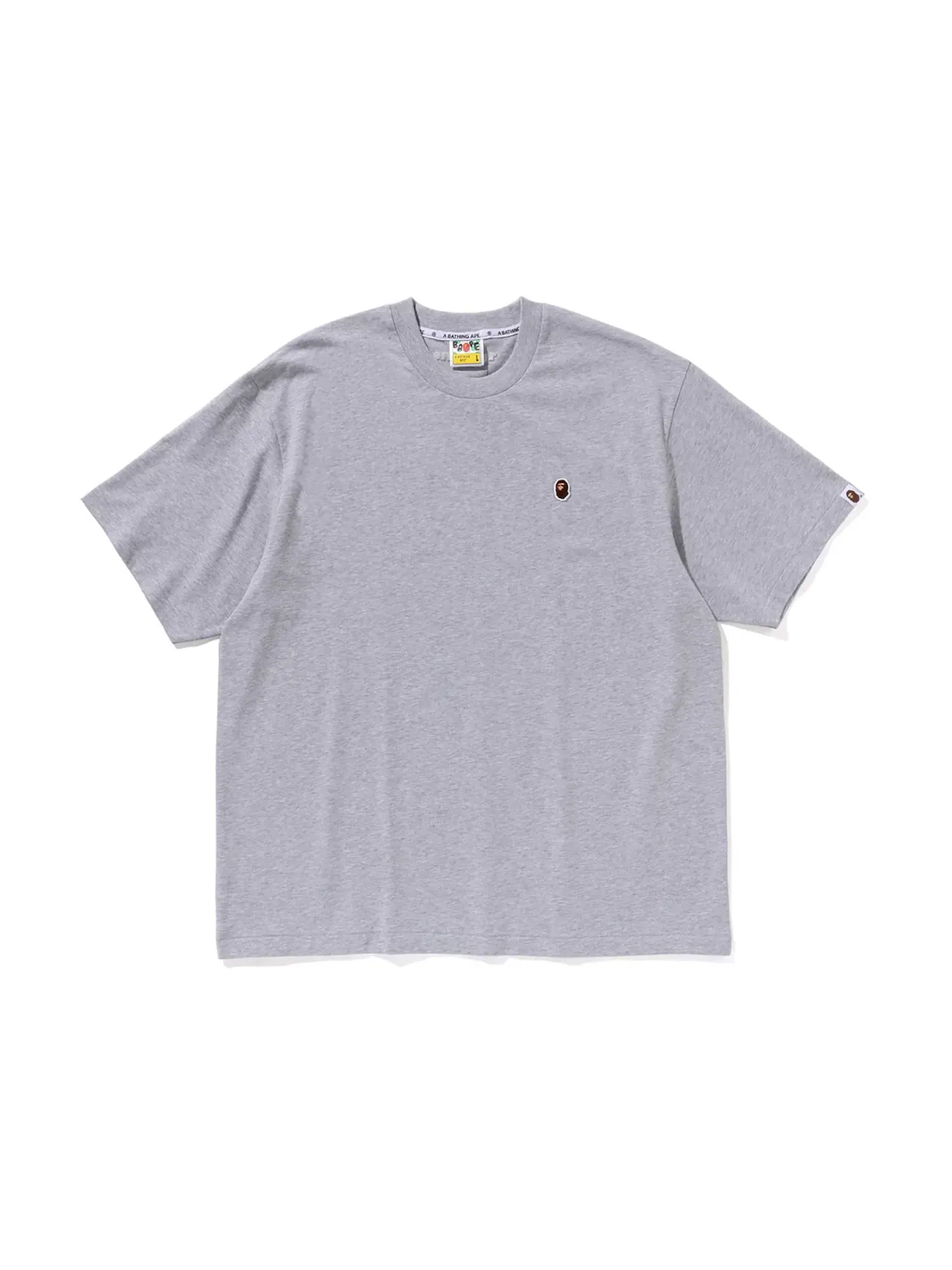 Мужская футболка свободного кроя BAPE Tee — изображение 1 из 1, серый