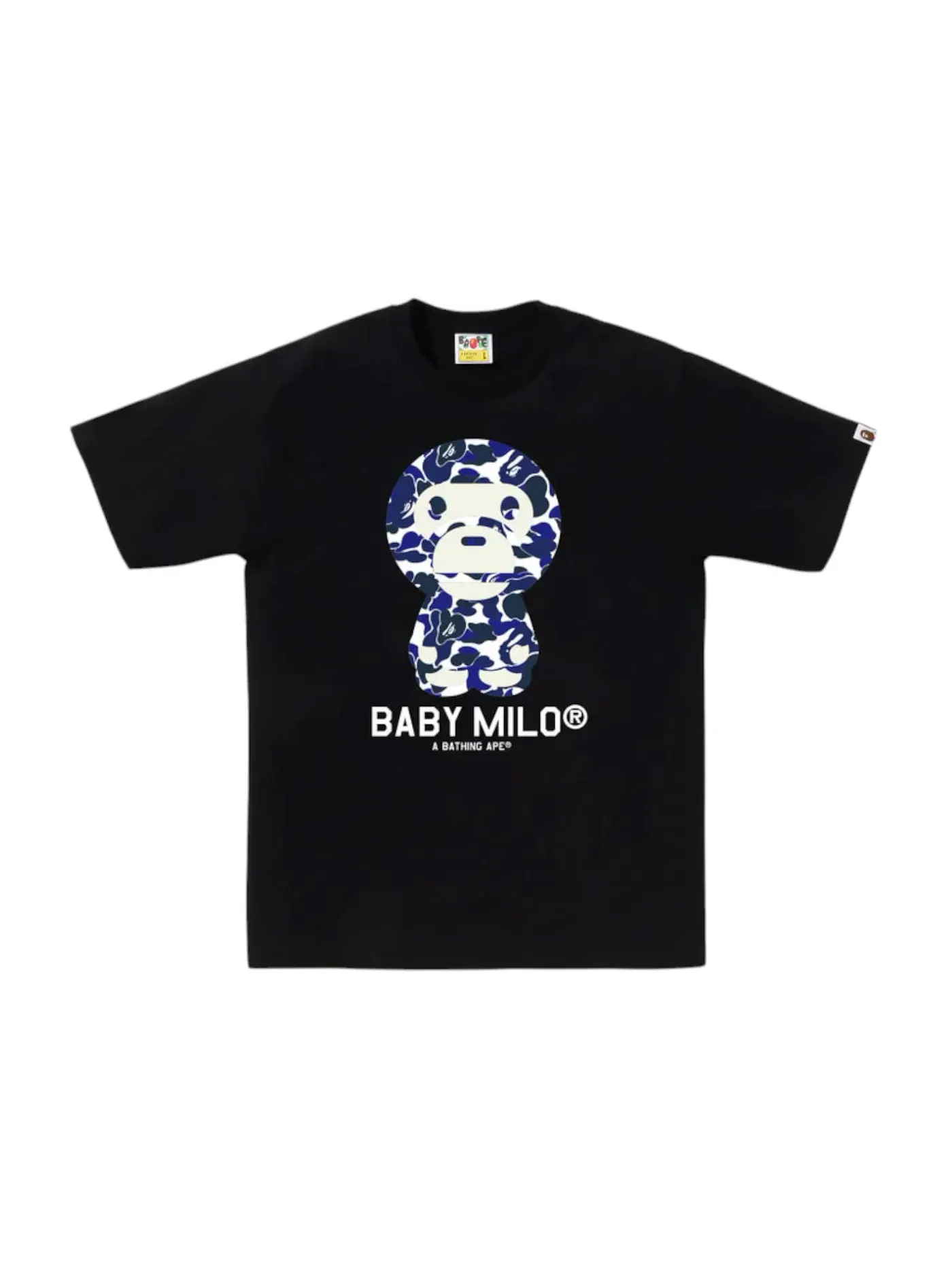 Мужская футболка с принтом BAPE Baby Milo Bapec Tee — изображение 1 из 1, черный