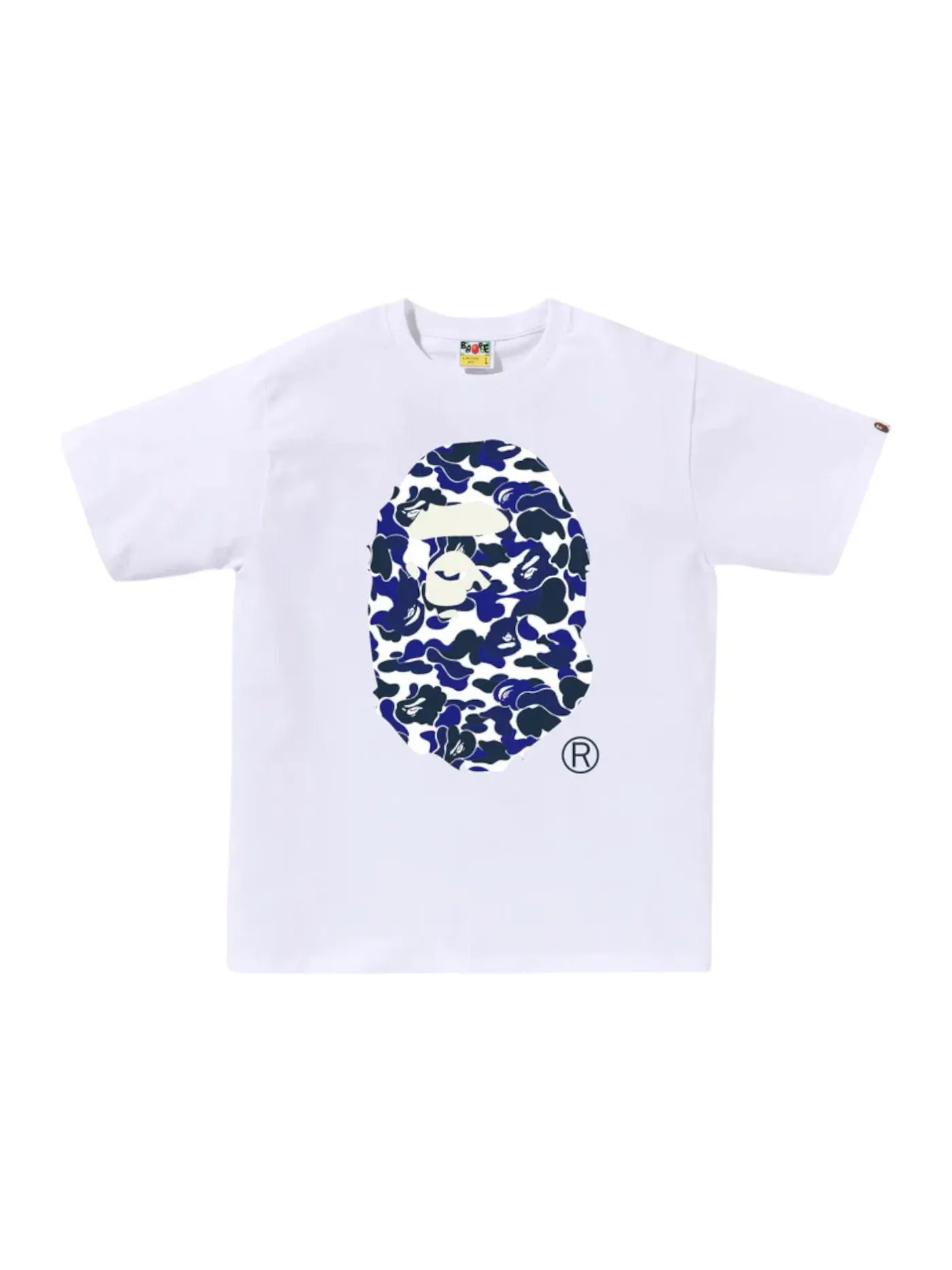 Мужская футболка с принтом BAPE Big Ape Head Bapec Tee — изображение 1 из 1, белый