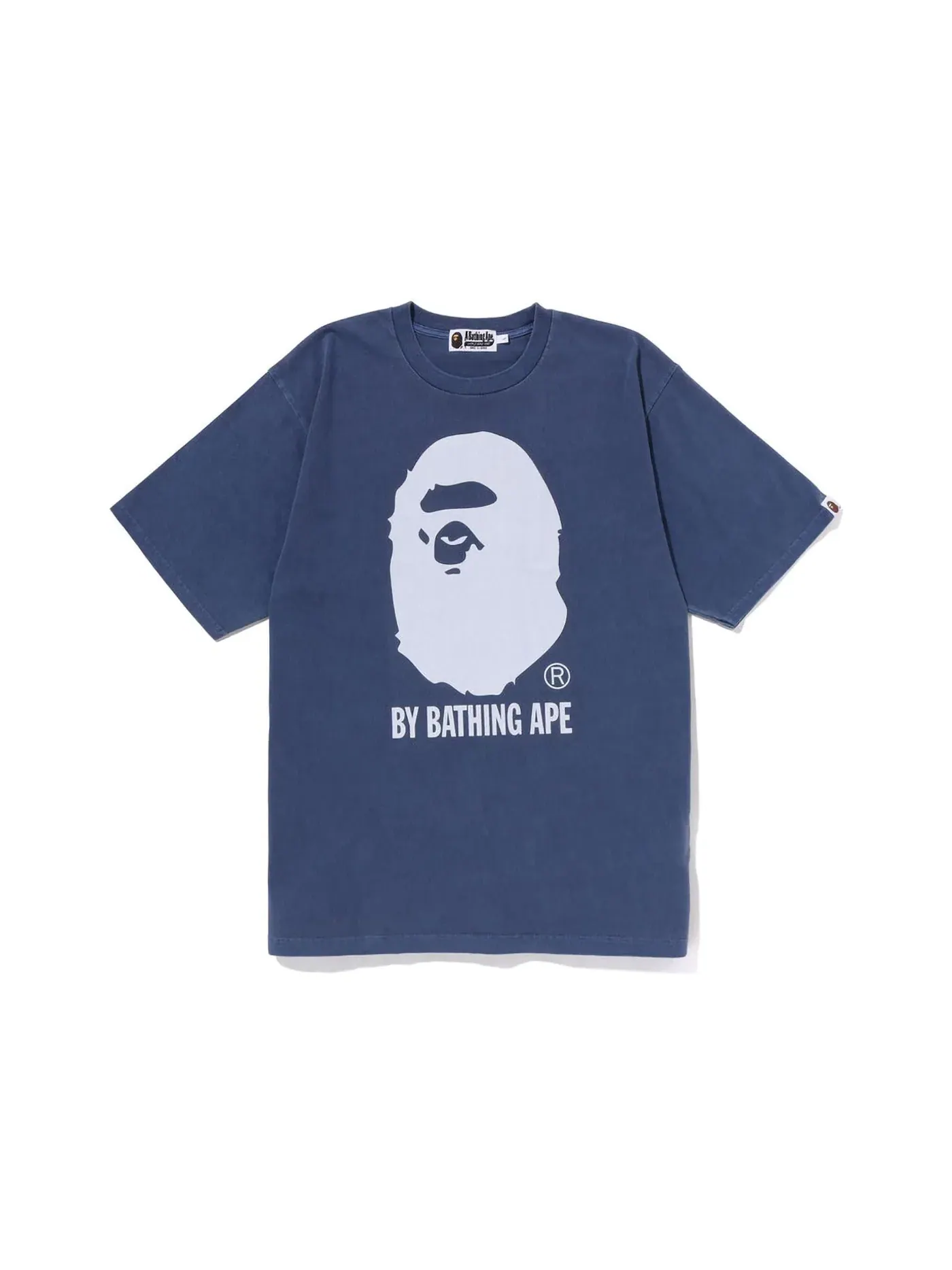 Мужская футболка свободного кроя Overdye By Bathing Ape Relaxed Fit Tee BAPE — изображение 1 из 1, темно-синий