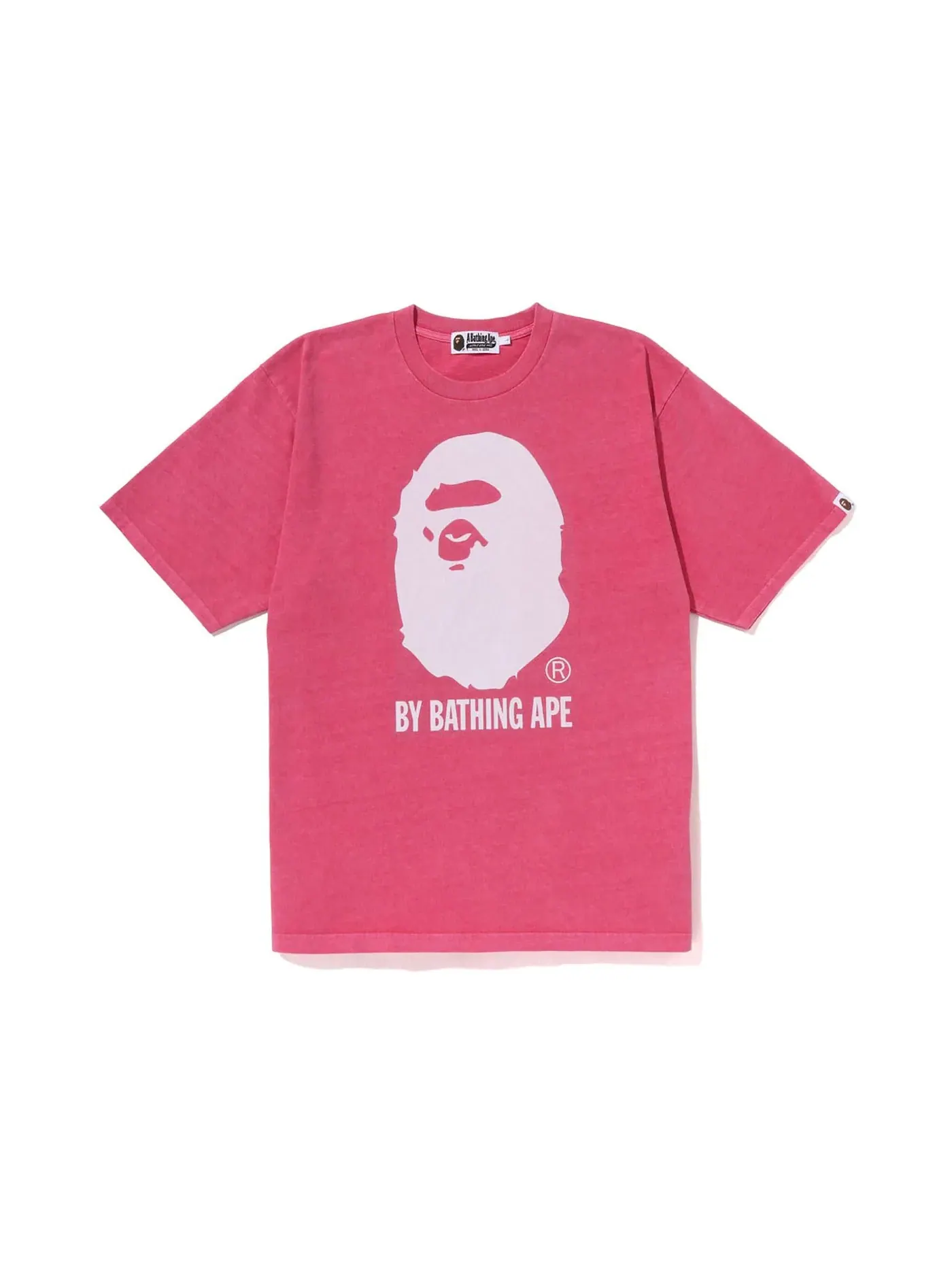 Мужская футболка свободного кроя BAPE Overdye By Bathing Ape — изображение 1 из 1, розовый