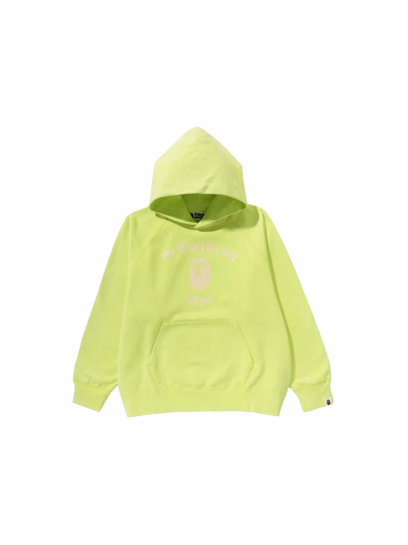 Мужской пуловер с принтом BAPE Hoodie — изображение 1 из 2, желтый