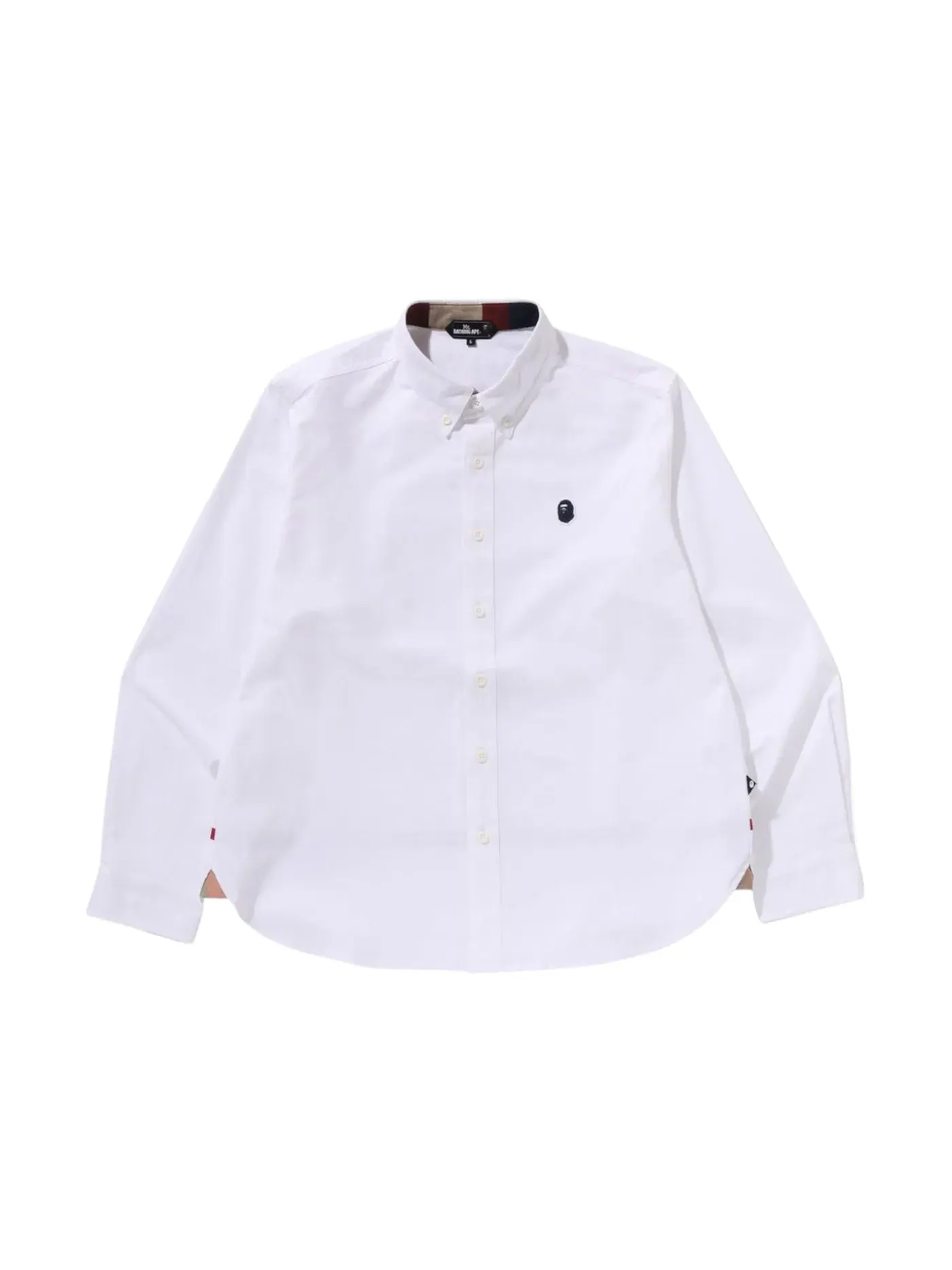 Мужская рубашка оксфорд с длинным рукавом BAPE — изображение 1 из 2, белый