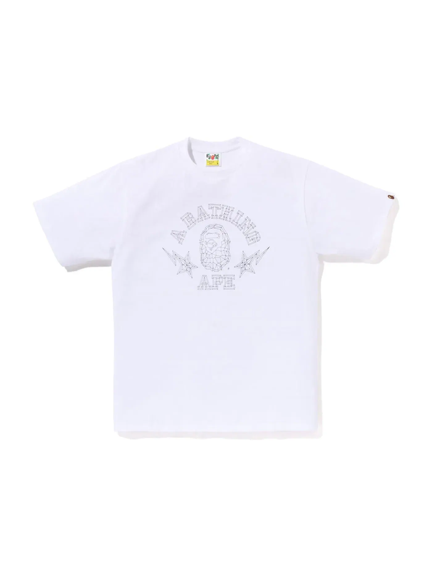 Мужской комплект футболок с принтом BAPE Package Box #2 Tee — изображение 2 из 3, белый