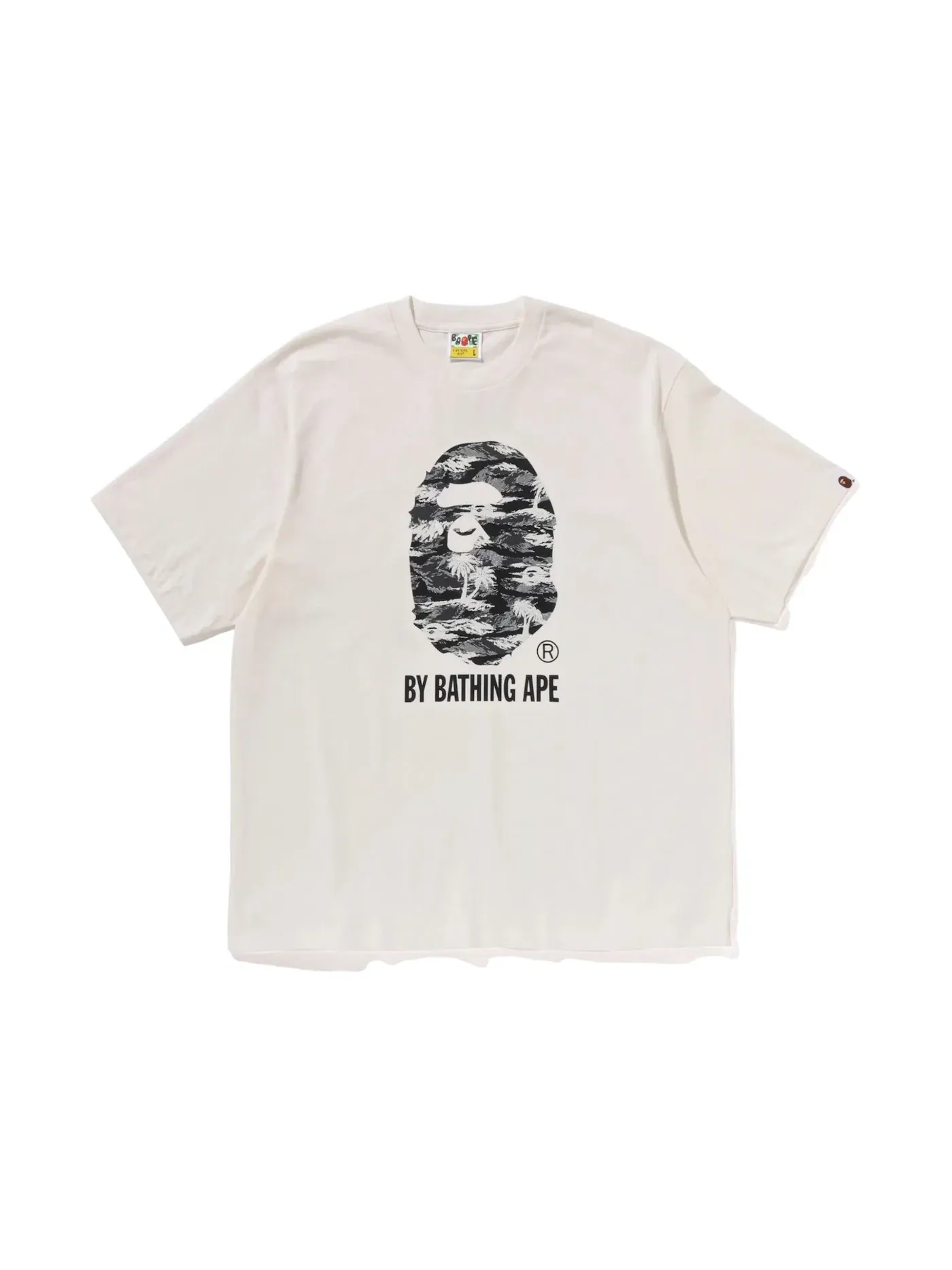 Мужская футболка свободного кроя BAPE Palm Tree Camo — изображение 1 из 1, белый
