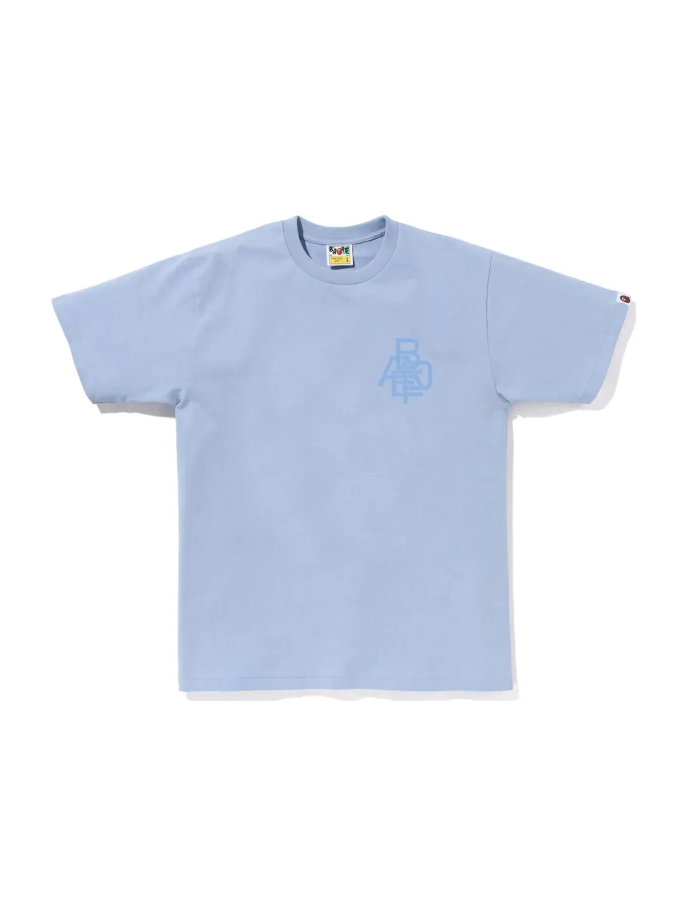 Мужская футболка с принтом BAPE Pigment BAPE Logo Tee, Sax — изображение 1 из 1