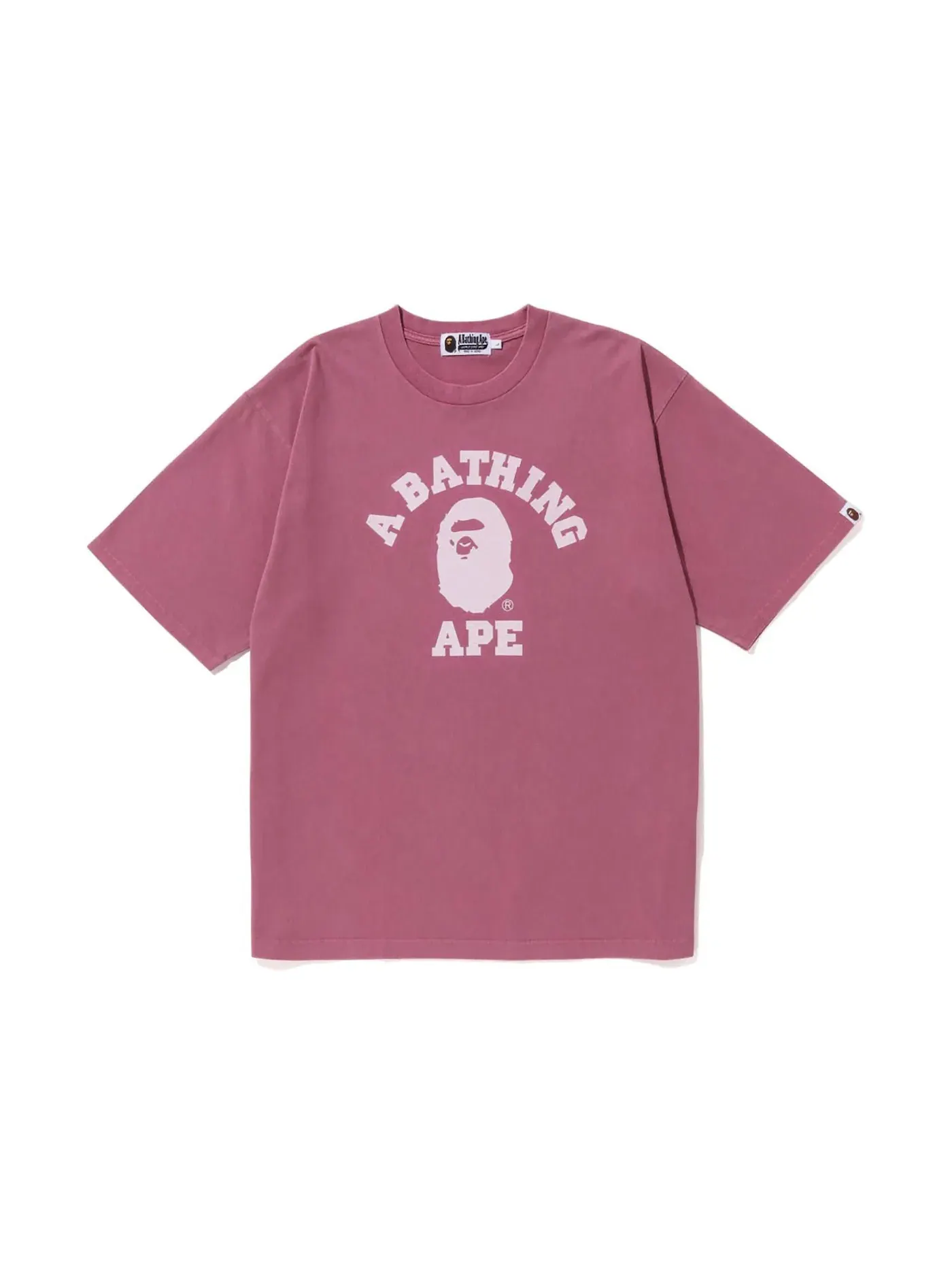 Мужская футболка свободного кроя BAPE Tee — изображение 1 из 1, фиолетовый