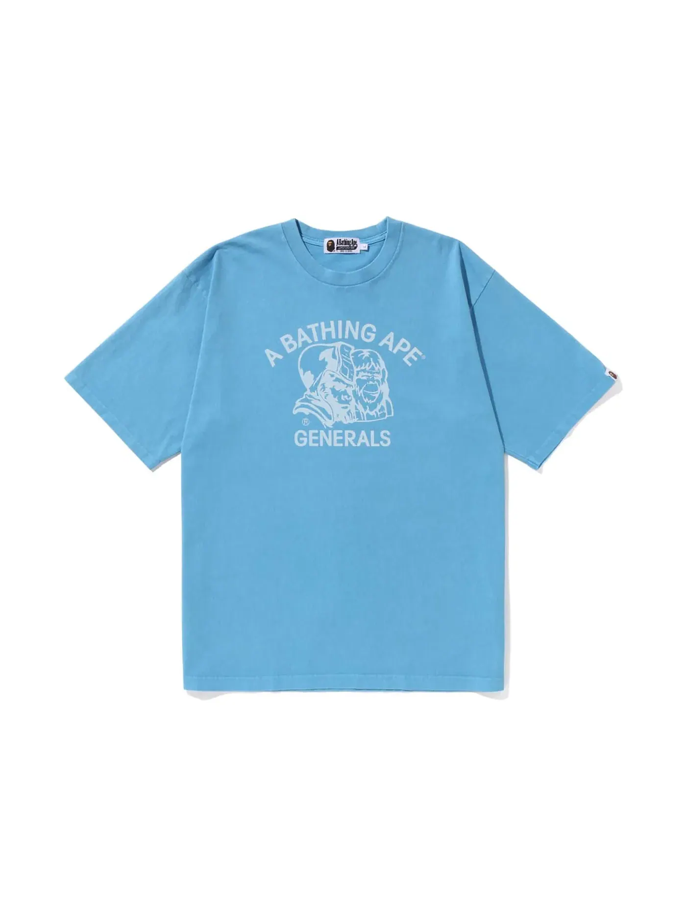 Мужская футболка с пигментным окрашиванием BAPE Tee, Sax — изображение 1 из 1