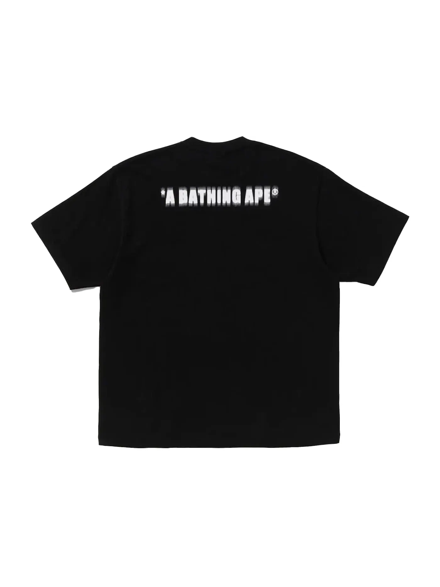 Мужская футболка свободного кроя с принтом BAPE Pixel Ape Head Relaxed Fit Tee BAPE — изображение 2 из 2, черный