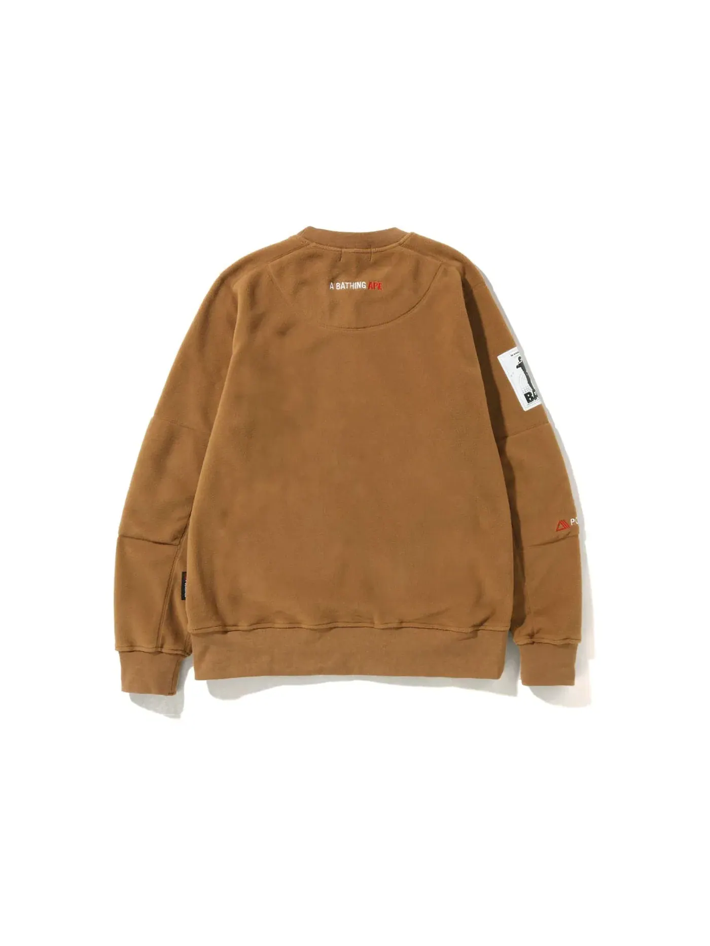 Мужской свитшот на молнии BAPE — изображение 2 из 2, бежевый