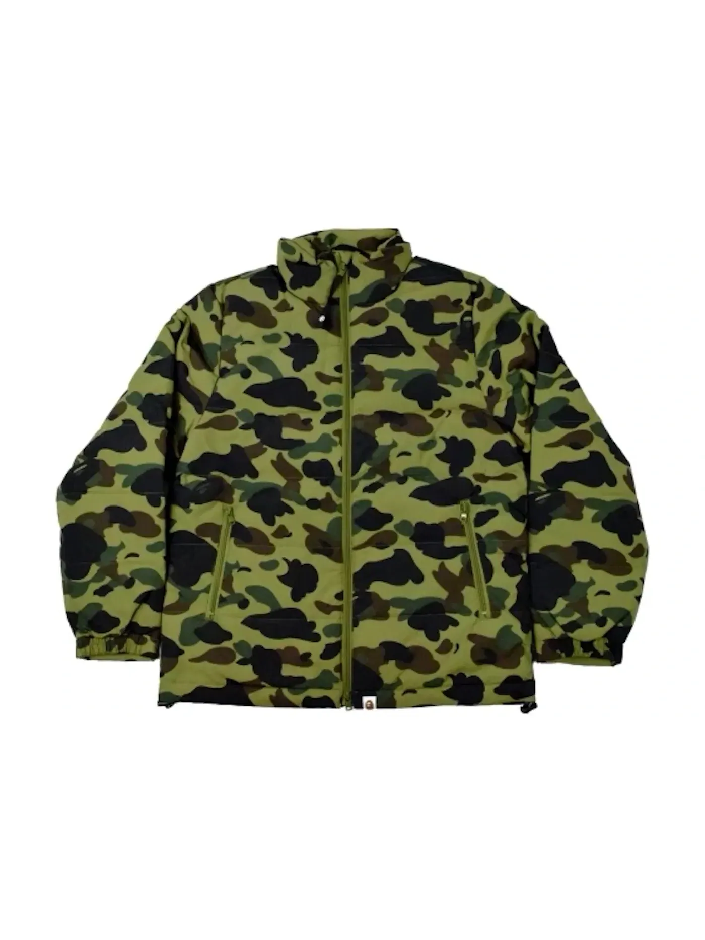 Мужская куртка-пуховик Premium Happy New Year BAPE — изображение 1 из 1, зеленый